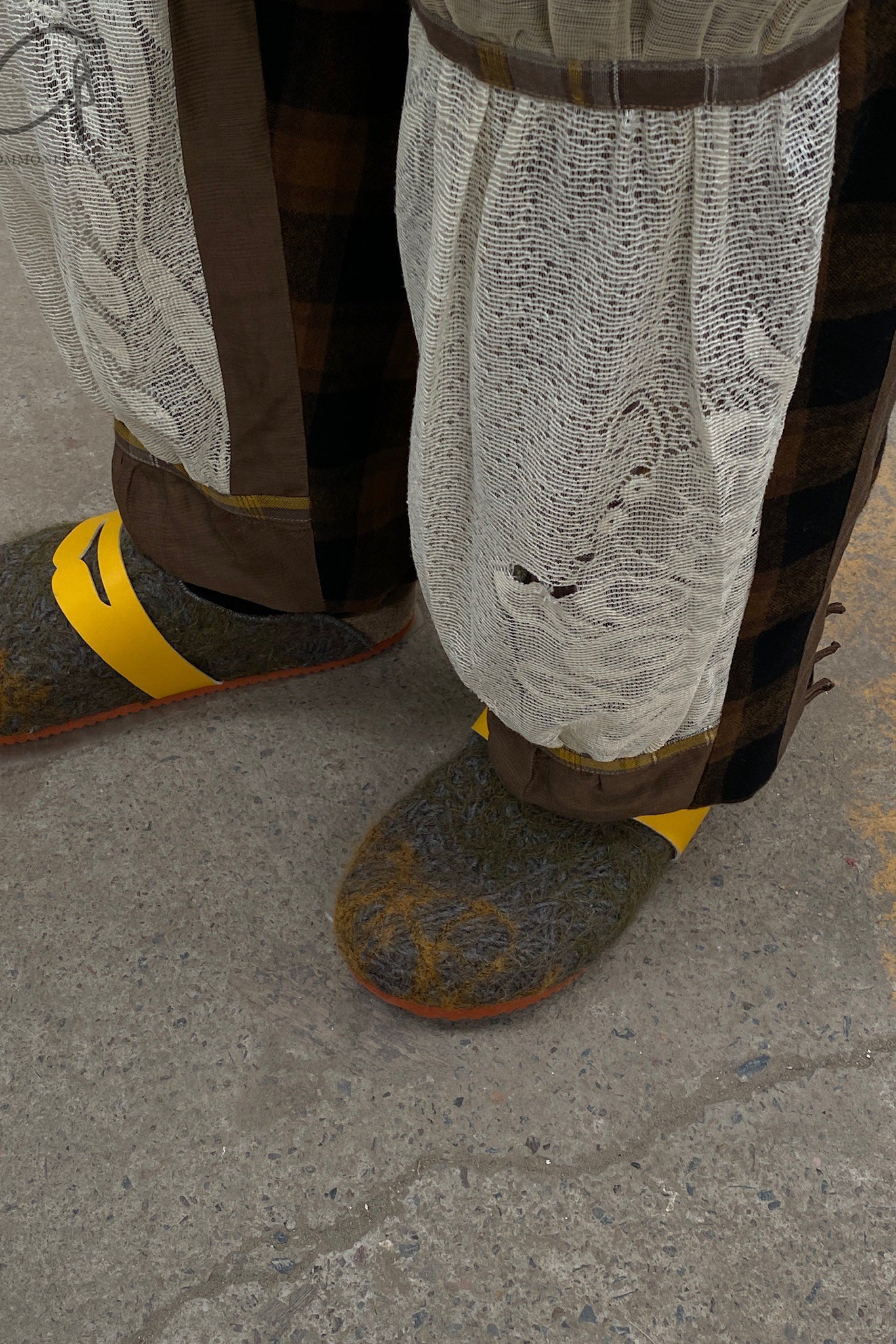 communs wool plaid trousers AW21-P214 - Image 10