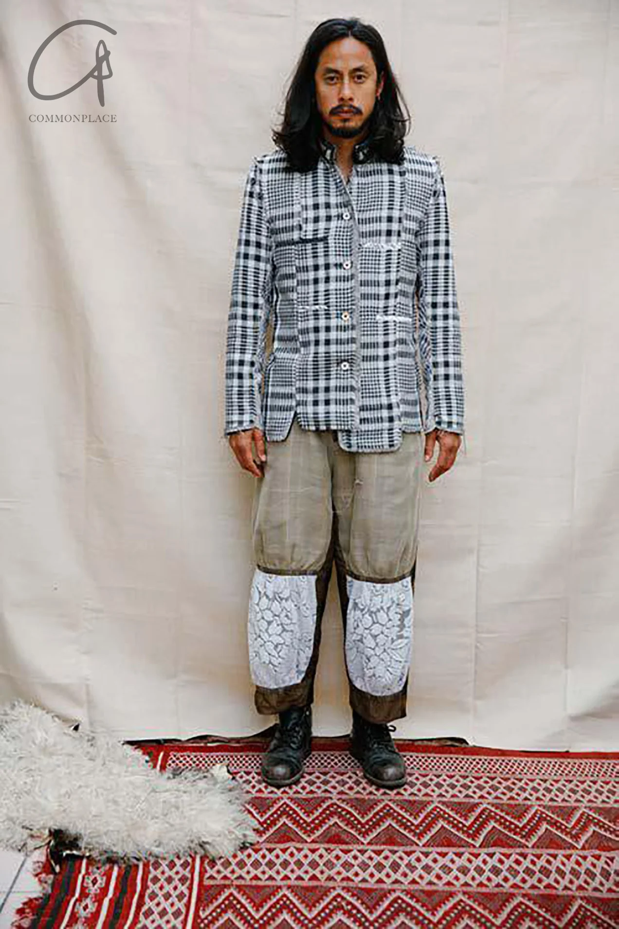 communs wool plaid trousers AW21-P214 - Image 19