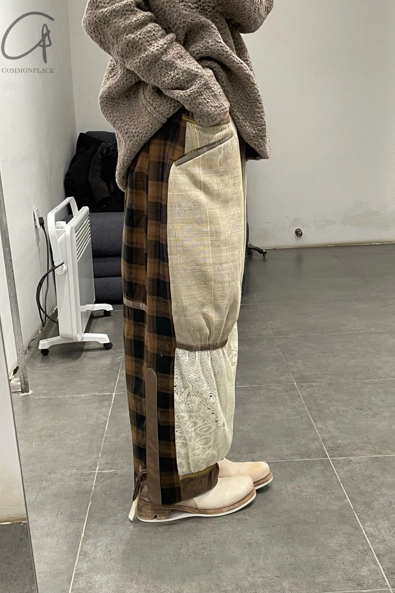 communs wool plaid trousers AW21-P214 - Image 31