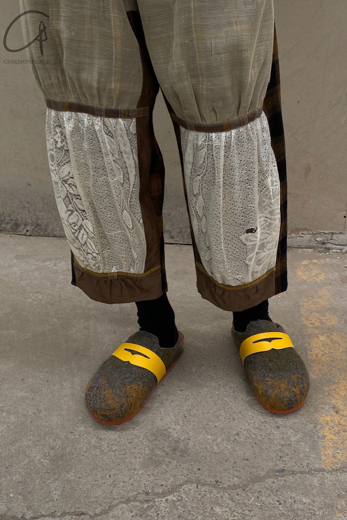 communs wool plaid trousers AW21-P214 - Image 9