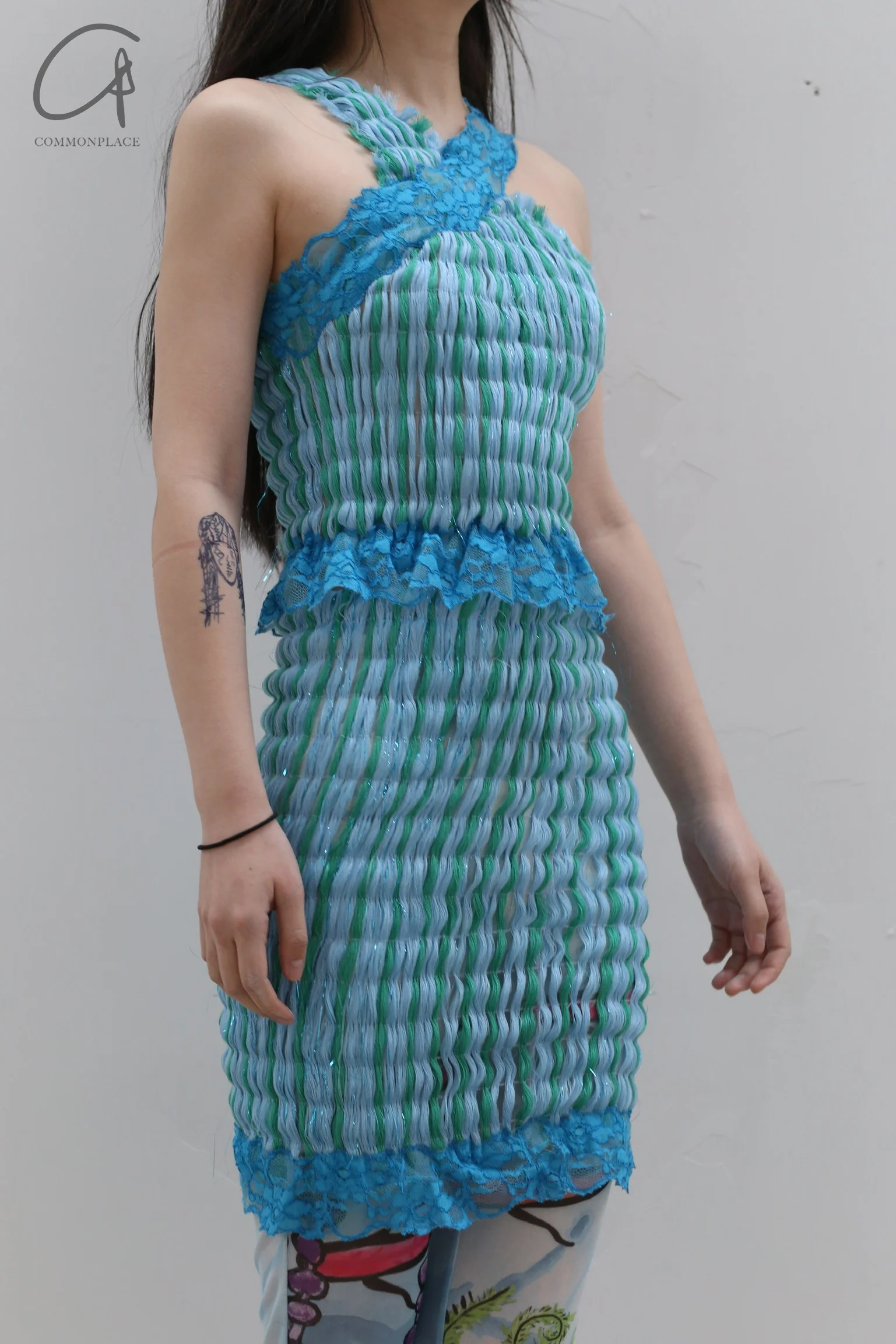 CONSTANÇA ENTRUDO Hand-woven striped lace top SS23_TOP01 - Image 4