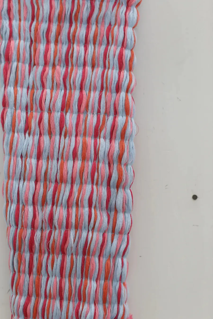 CONSTANÇA ENTRUDO Hand Woven Striped Thread Mini Skirt SS23_SKI02 - Image 9