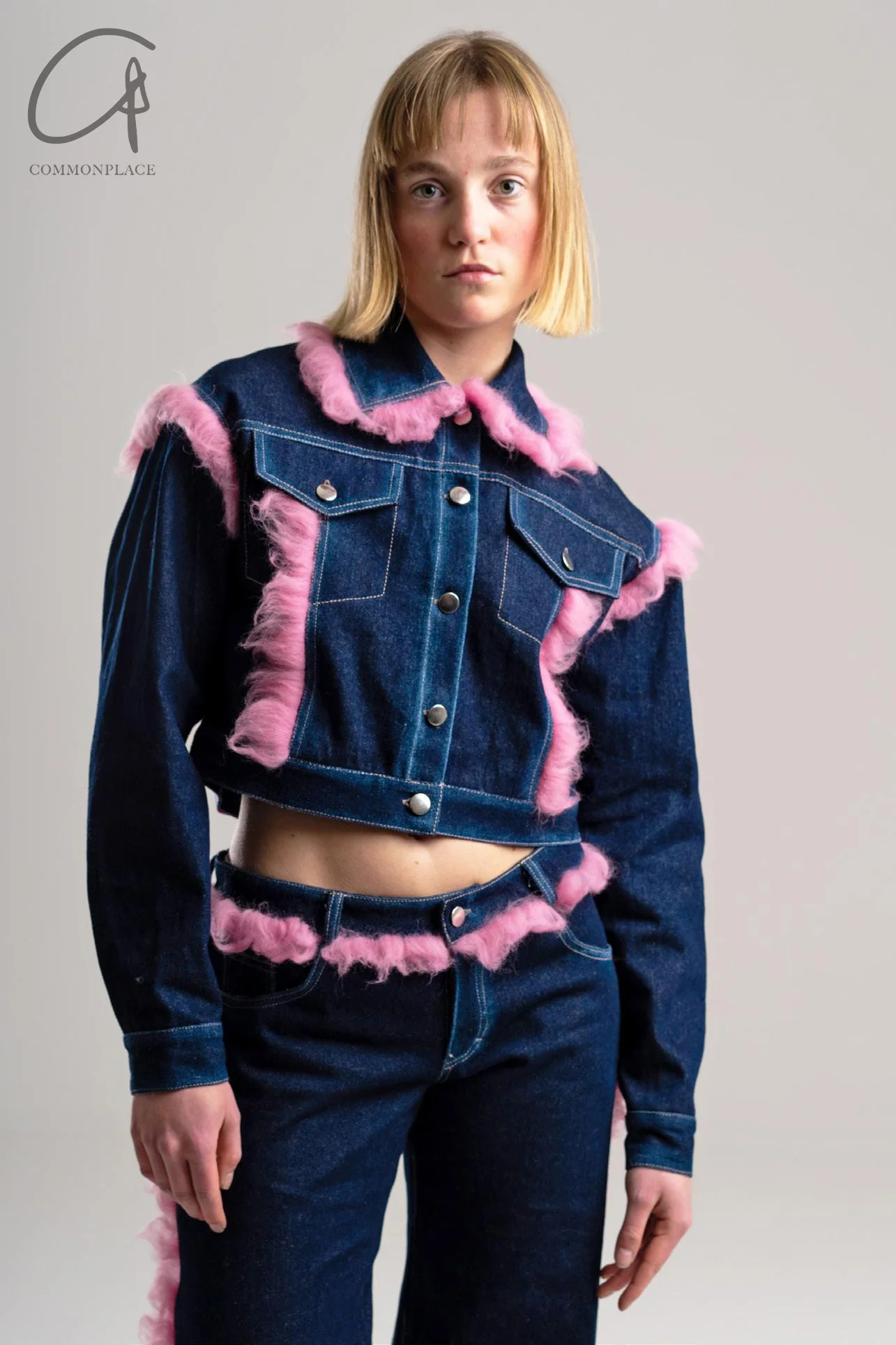 CONSTANÇA ENTRUDO Merino wool denim top AW23_JAC01 - Image 10
