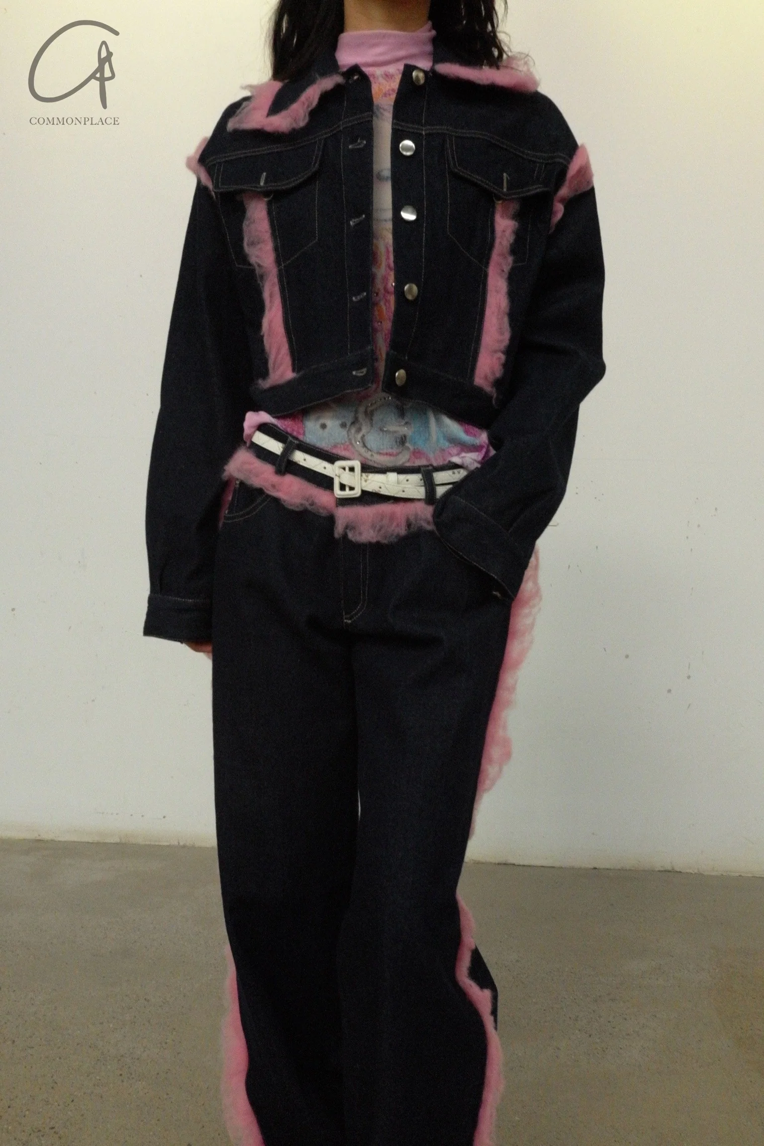 CONSTANÇA ENTRUDO Merino wool denim top AW23_JAC01 - Image 2