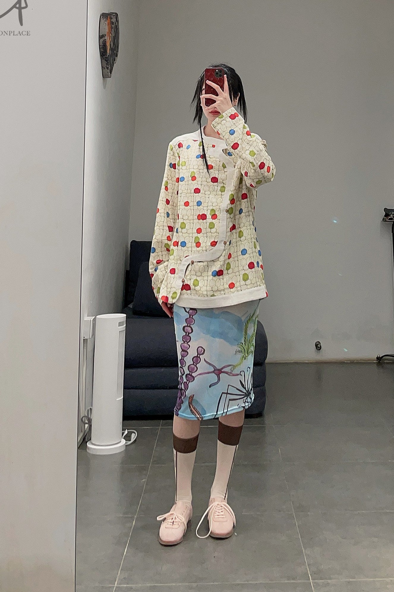 CONSTANÇA ENTRUDO Ocean Miracle Print Mesh Skirt SS23_SKI06 - Image 39