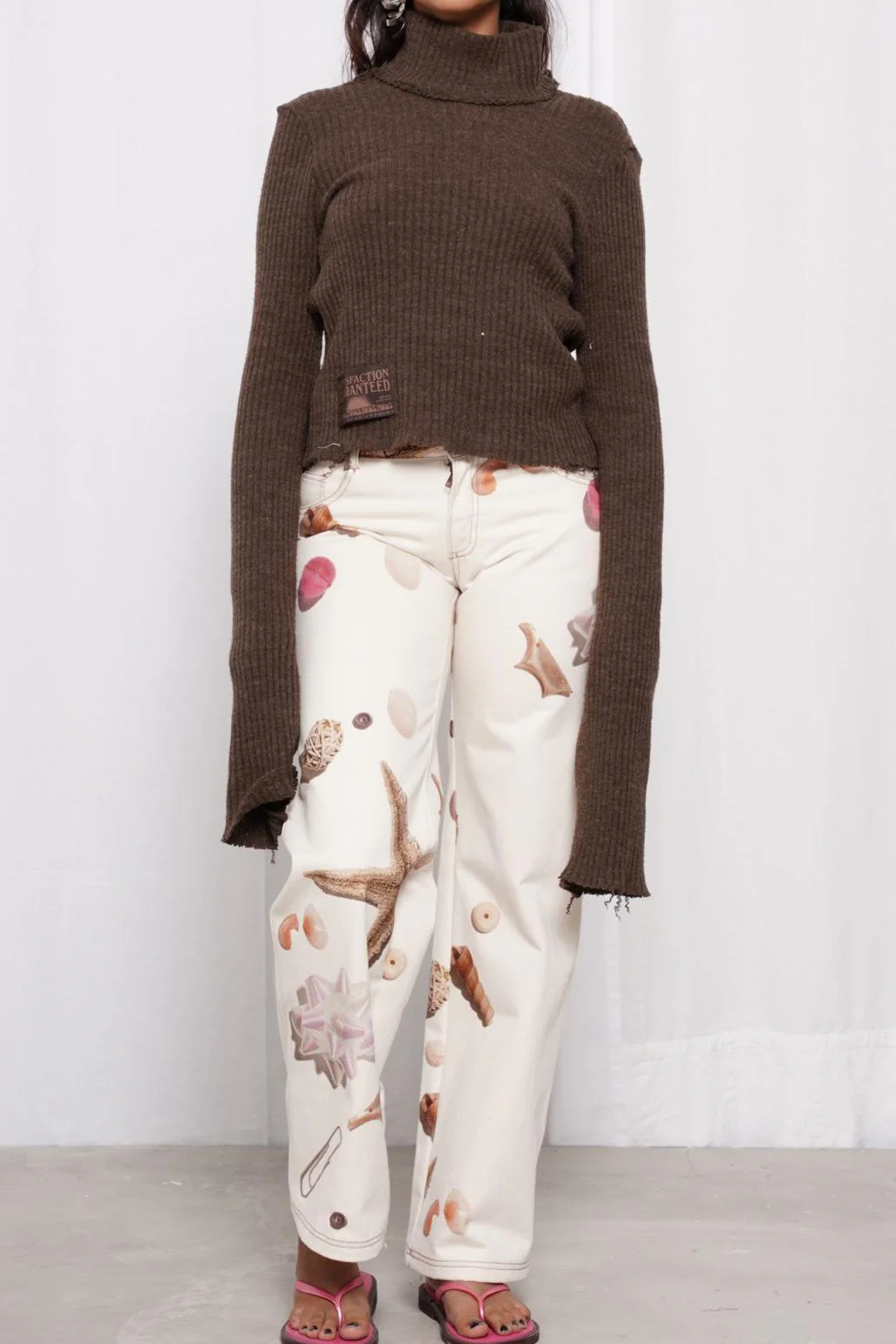 CONSTANÇA ENTRUDO Open back high neck knitted sweater CE-SS24_KNI03-ZONG brown - Image 7