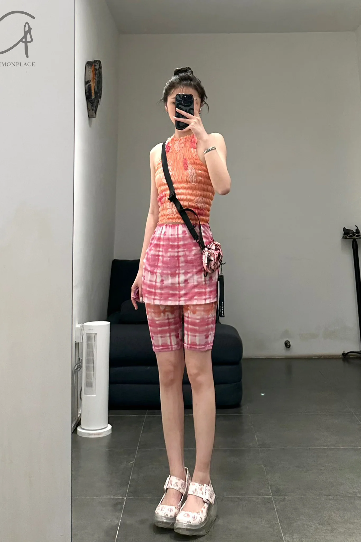 CONSTANÇA ENTRUDO Reversible printed mesh skirt SS23_SKI04 - Image 12