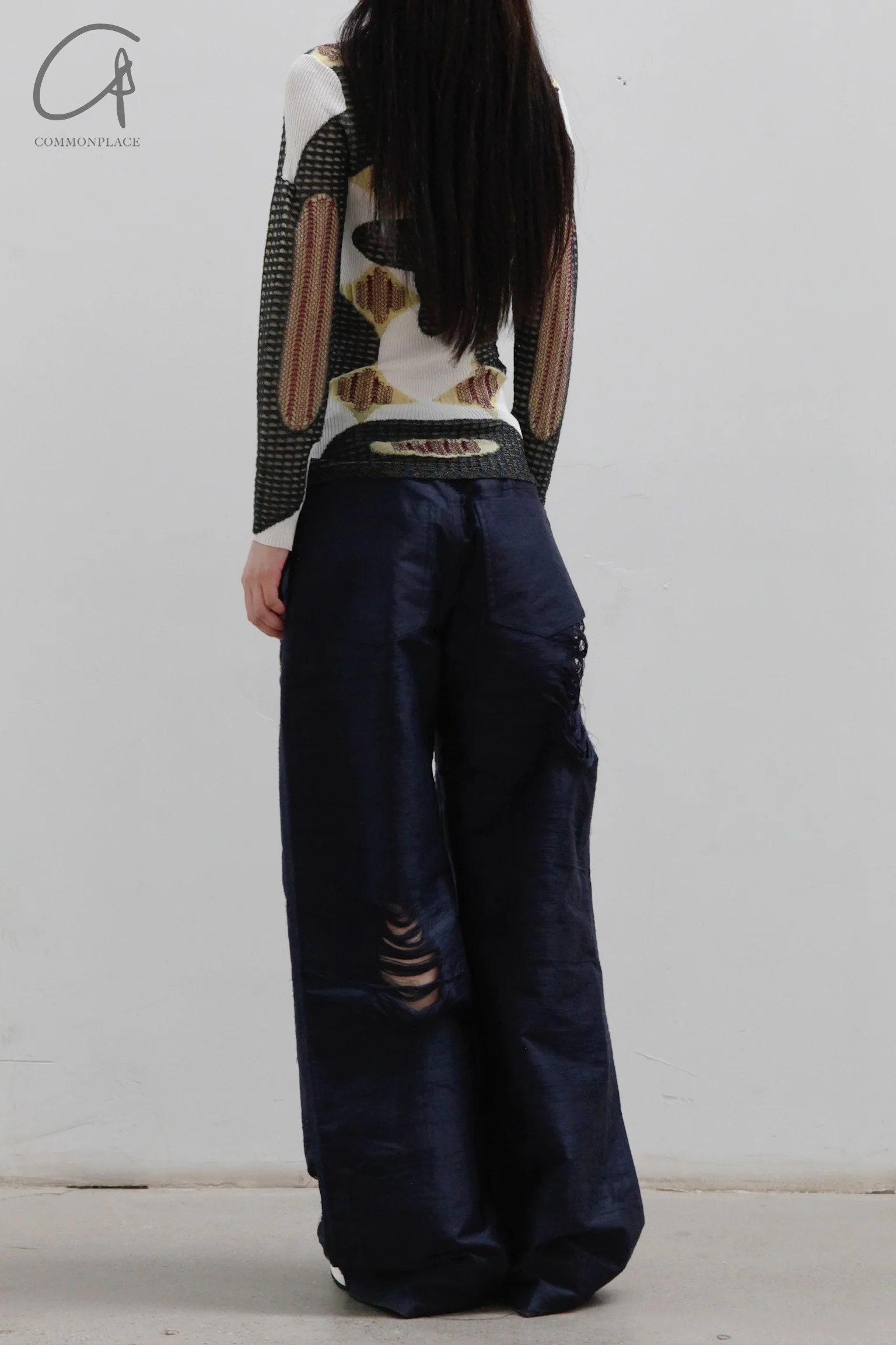 CONSTANÇA ENTRUDO Worn Hand Woven Trousers SS23_TRO03 - Image 9