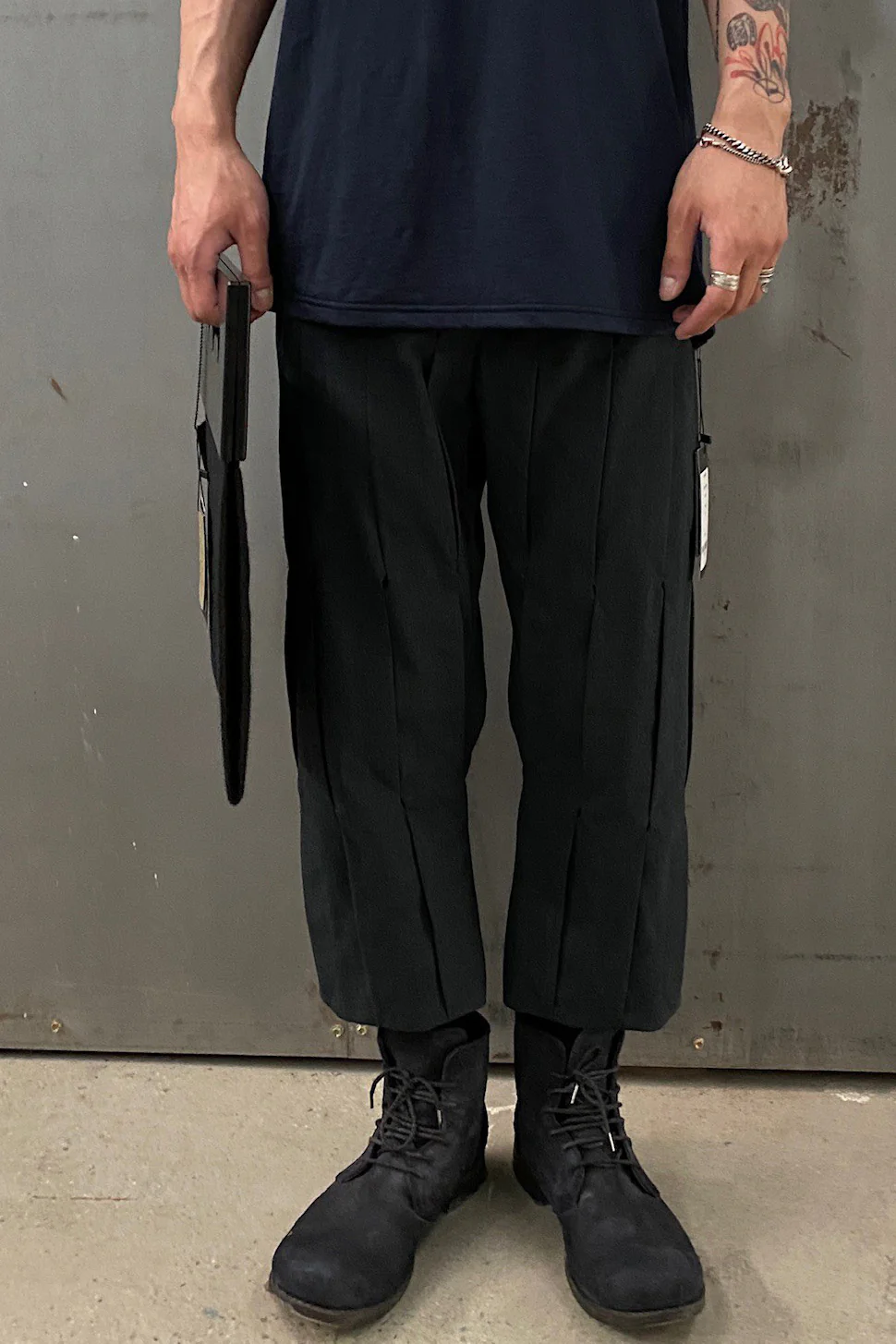 CORNER STONE Folding Structure Pants CMBP2003207