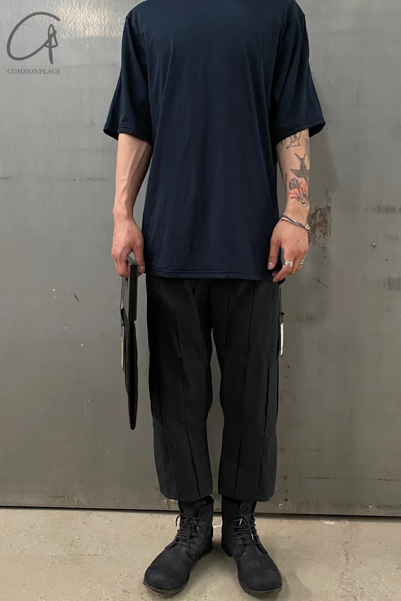 CORNER STONE Folding Structure Pants CMBP2003207 - Image 2