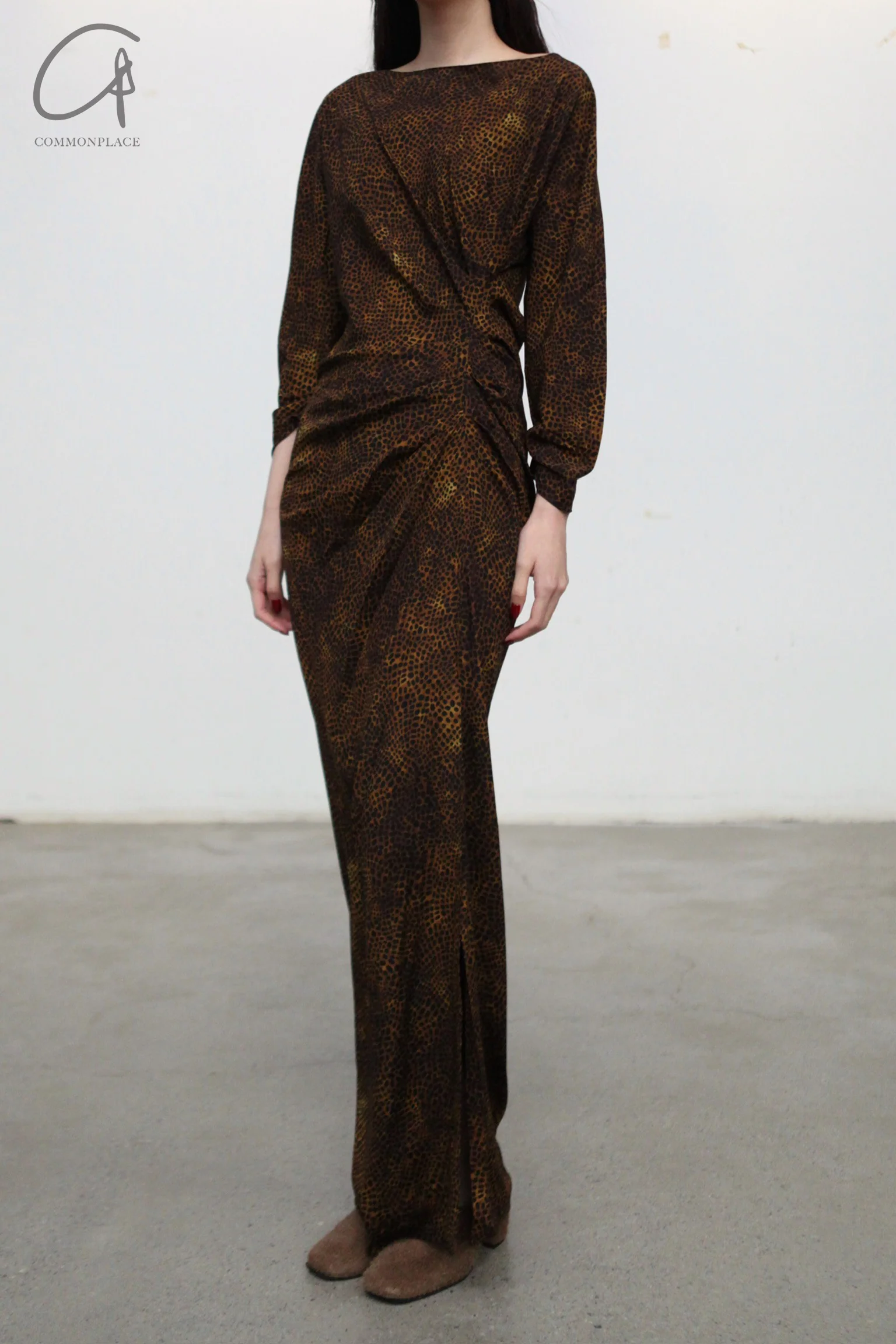 Cortana 24 Autumn and Winter CAREY Dress/Gloves Spain CTN-A-3781-DWYH Cortana 24 Autumn and Winter CAREY Dress/Gloves Spain CTN-A-3781-DWYH Animal Print Dress