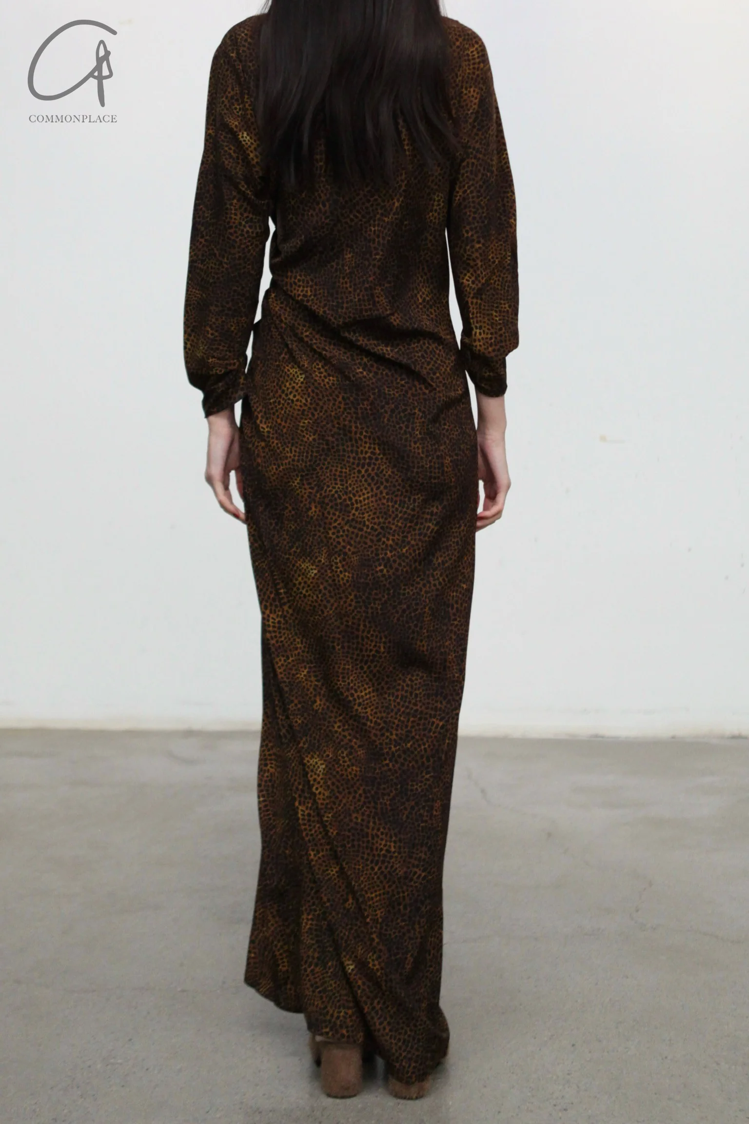 Cortana 24 Autumn and Winter CAREY Dress/Gloves Spain CTN-A-3781-DWYH Cortana 24 Autumn and Winter CAREY Dress/Gloves Spain CTN-A-3781-DWYH Animal Print Dress - Image 2