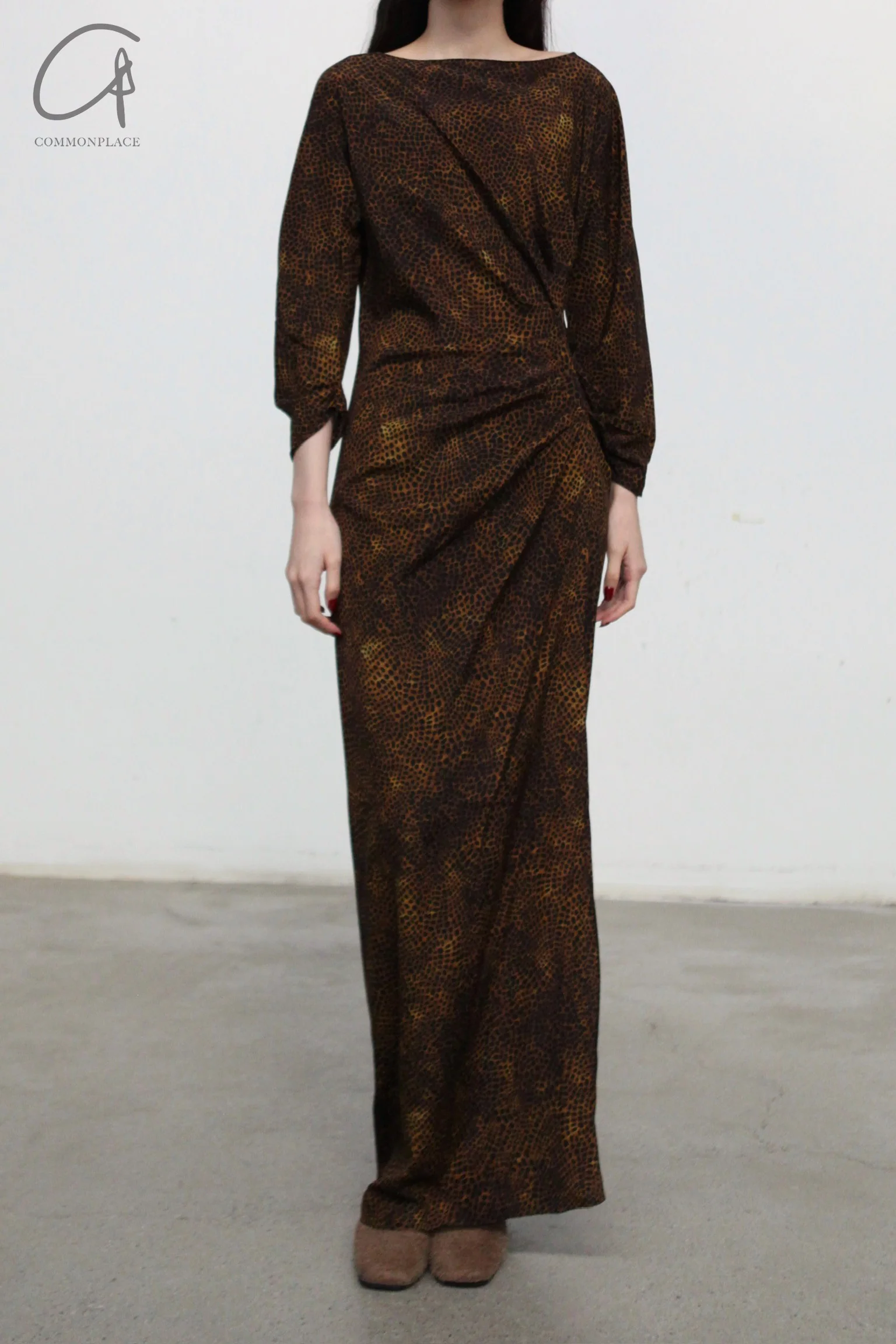 Cortana 24 Autumn and Winter CAREY Dress/Gloves Spain CTN-A-3781-DWYH Cortana 24 Autumn and Winter CAREY Dress/Gloves Spain CTN-A-3781-DWYH Animal Print Dress - Image 5