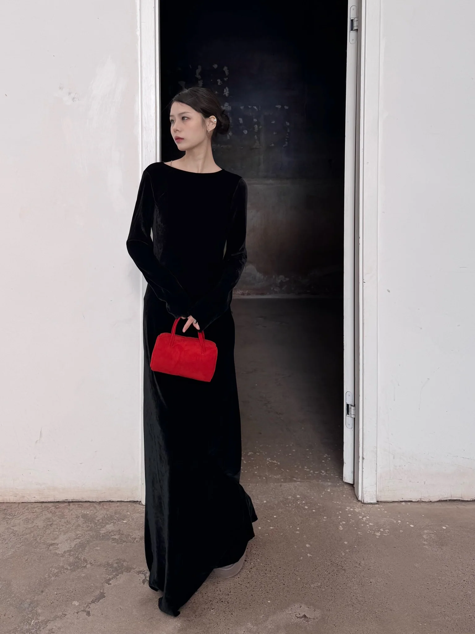 Cortana 24 Fall/Winter ROISIN Dress CTN-A-3784-HEI Black - Image 6