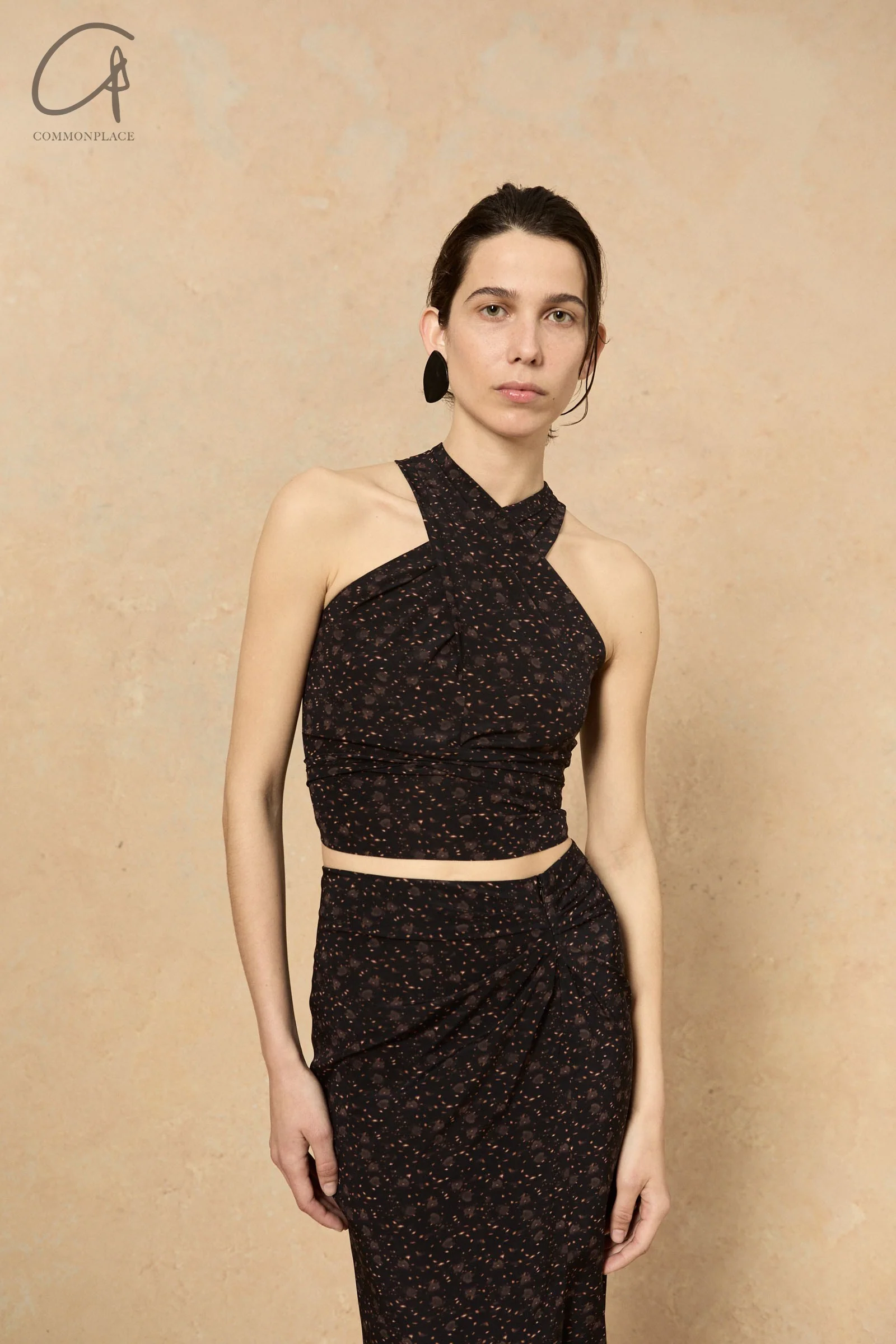 Cortana 24 spring and summer Iman skirt black A-2242-HEI - Image 5