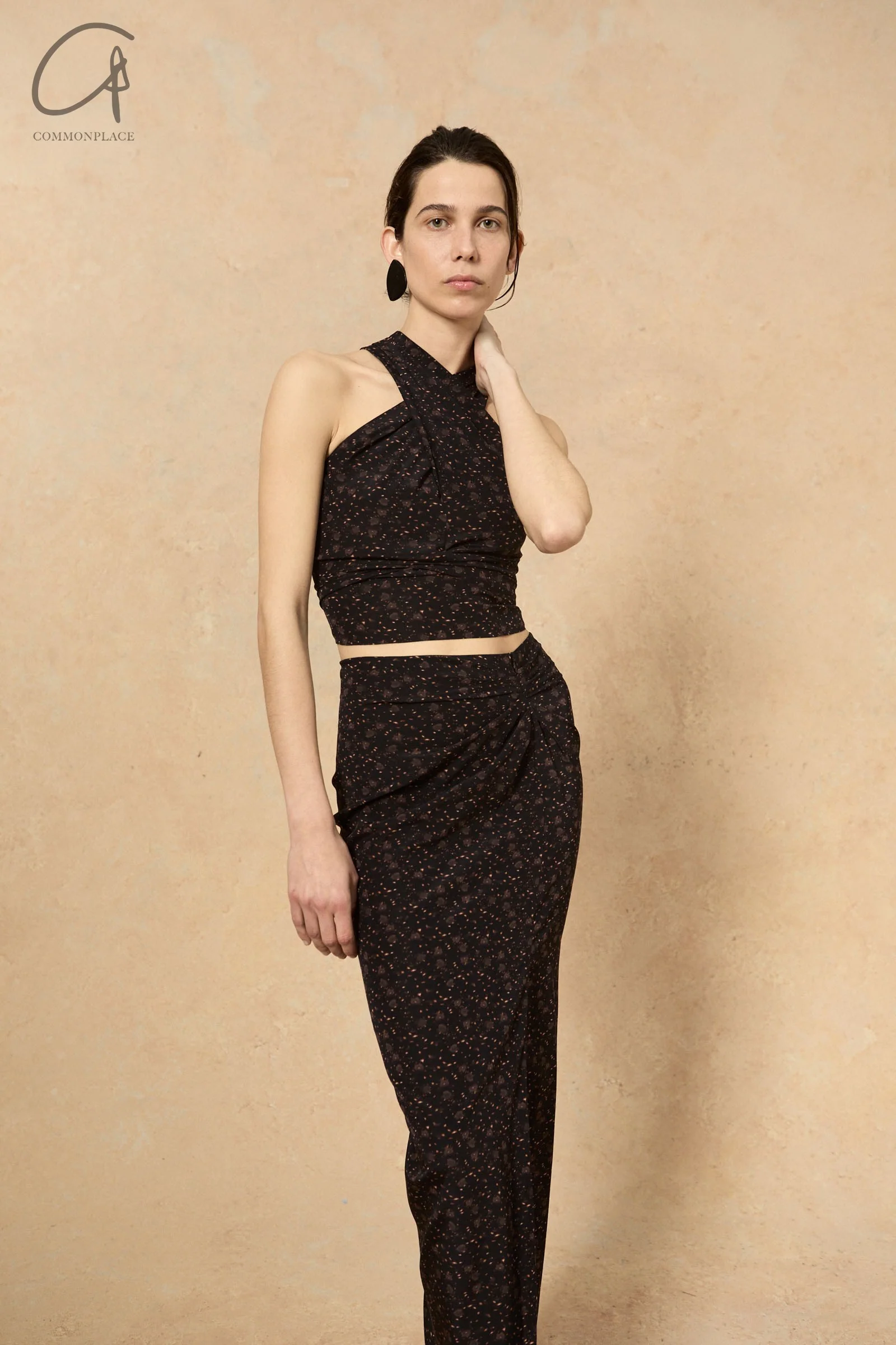 Cortana 24 spring and summer Iman top CTN-A-0482-HEI black - Image 6