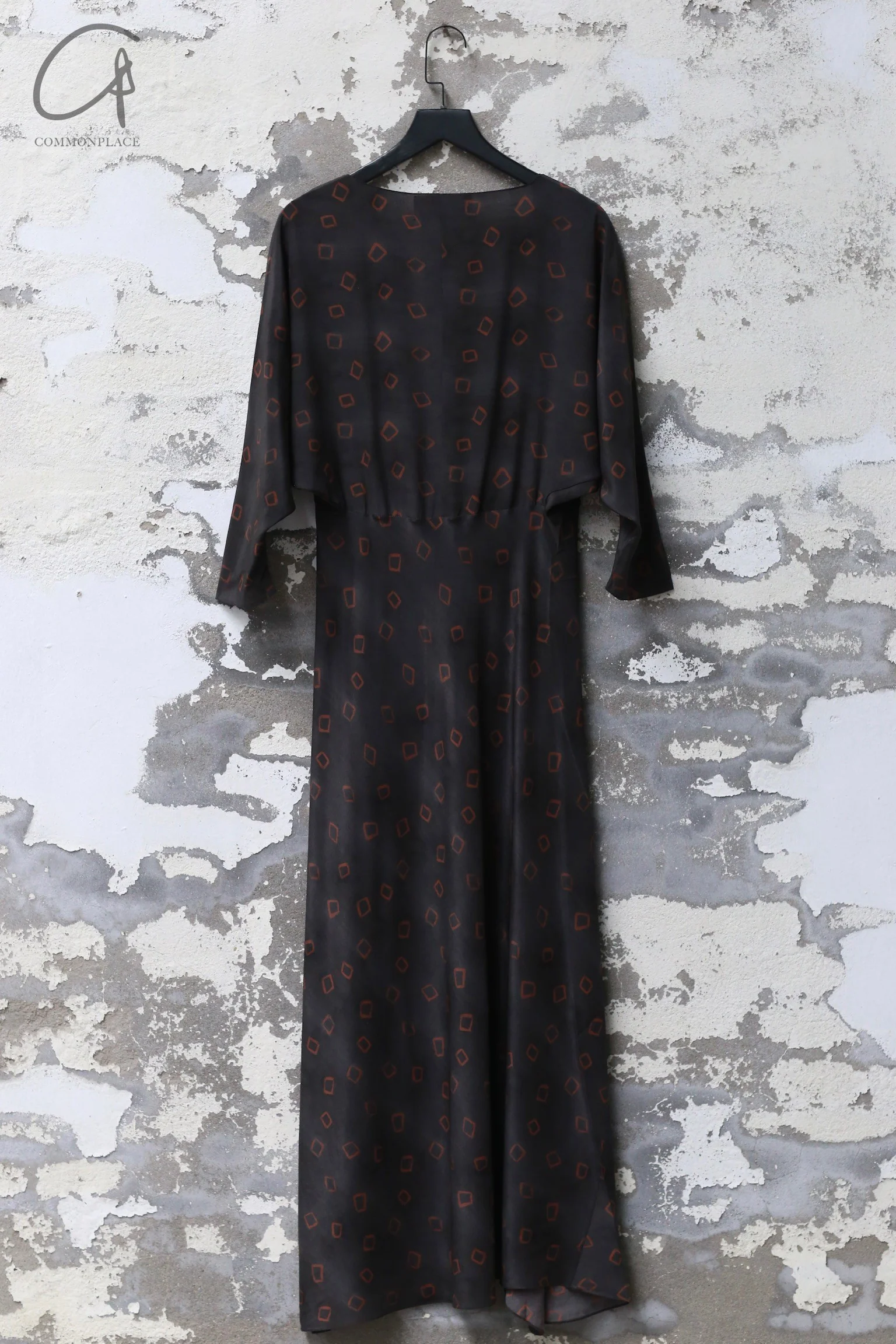 Cortana 24 spring and summer silk tarantella dress black A-3544-HEI - Image 8