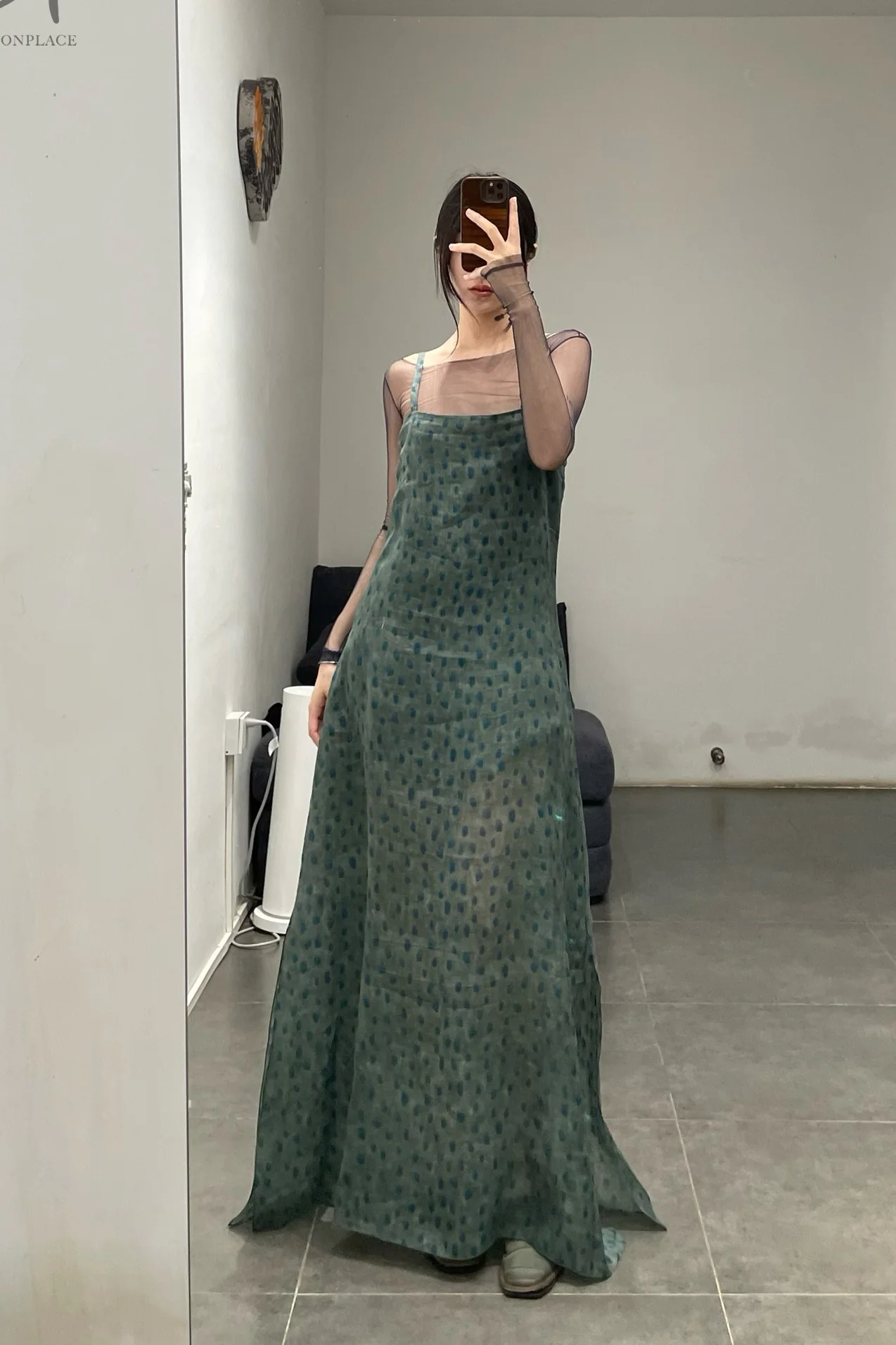 Cortana 24 Spring/Summer LYN Dress Blue A-3742-LAN - Image 5
