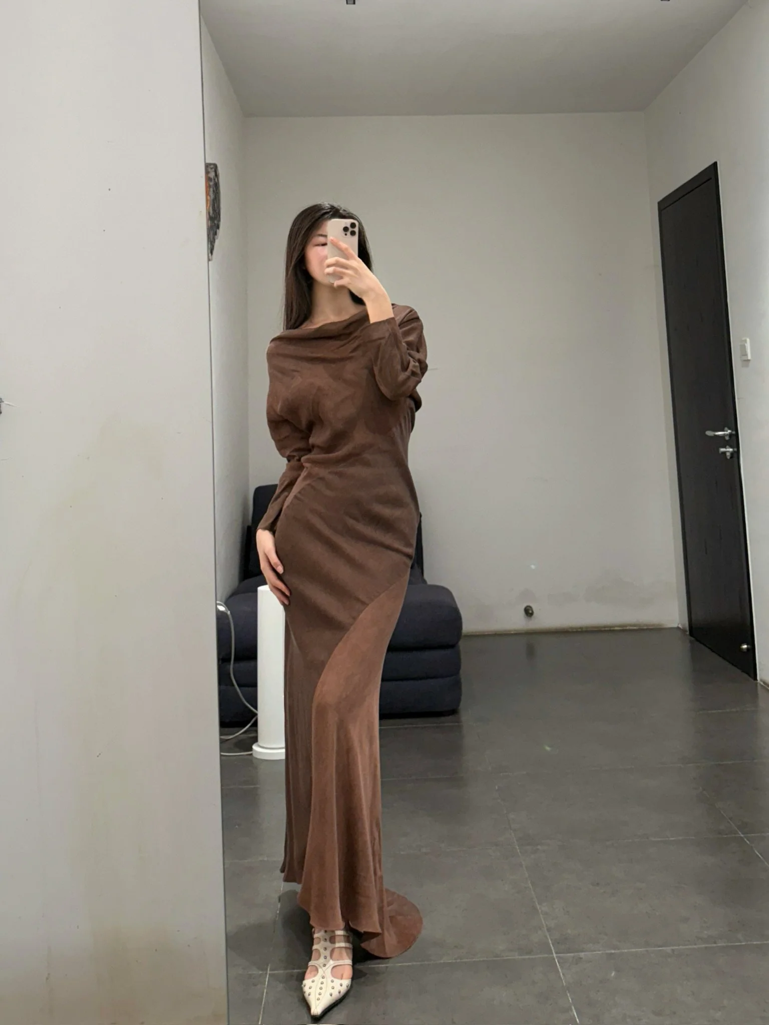 Cortana 25 Early Autumn Eclipse Dress, Spain, CTN-PF25-A3826-FADE HENNA - Image 9