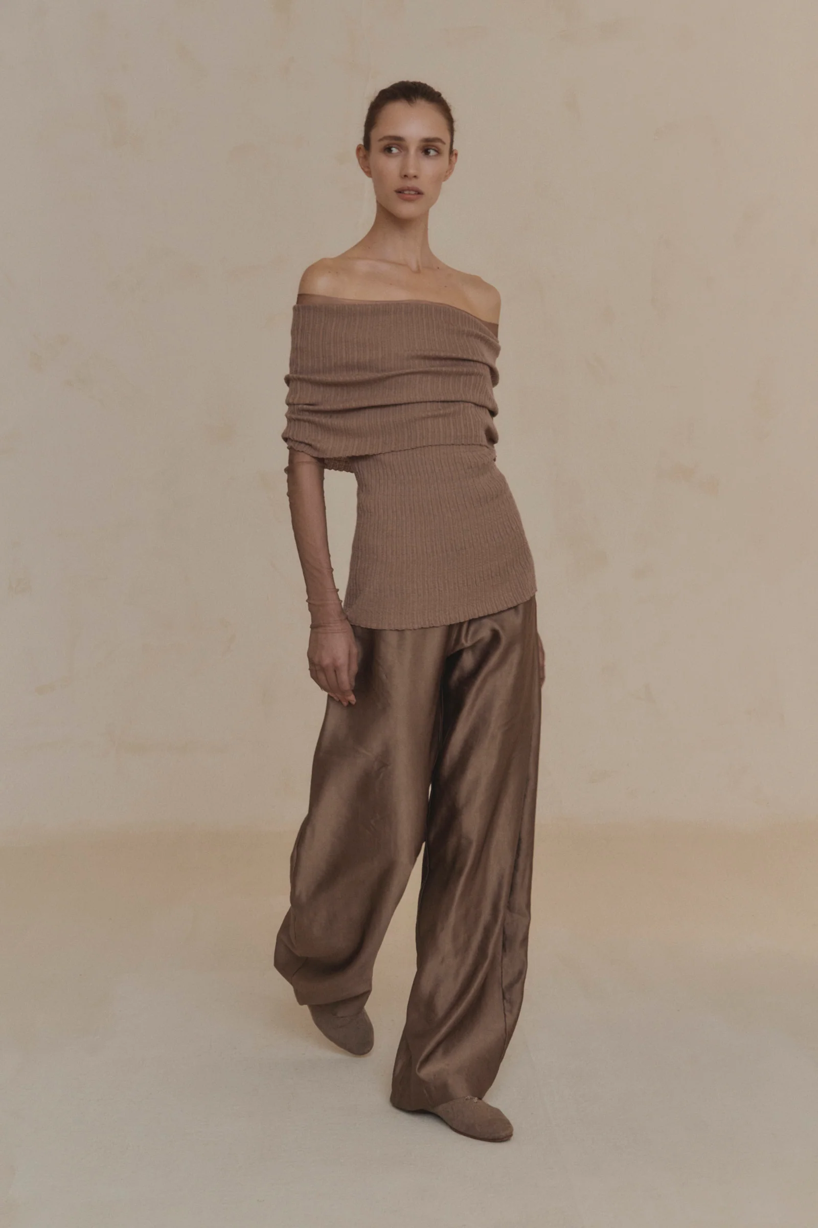 Cortana 25 Early Autumn GLORIA Pants Spain CTN-PF25-A4356-SMOKE MAUVE - Image 11