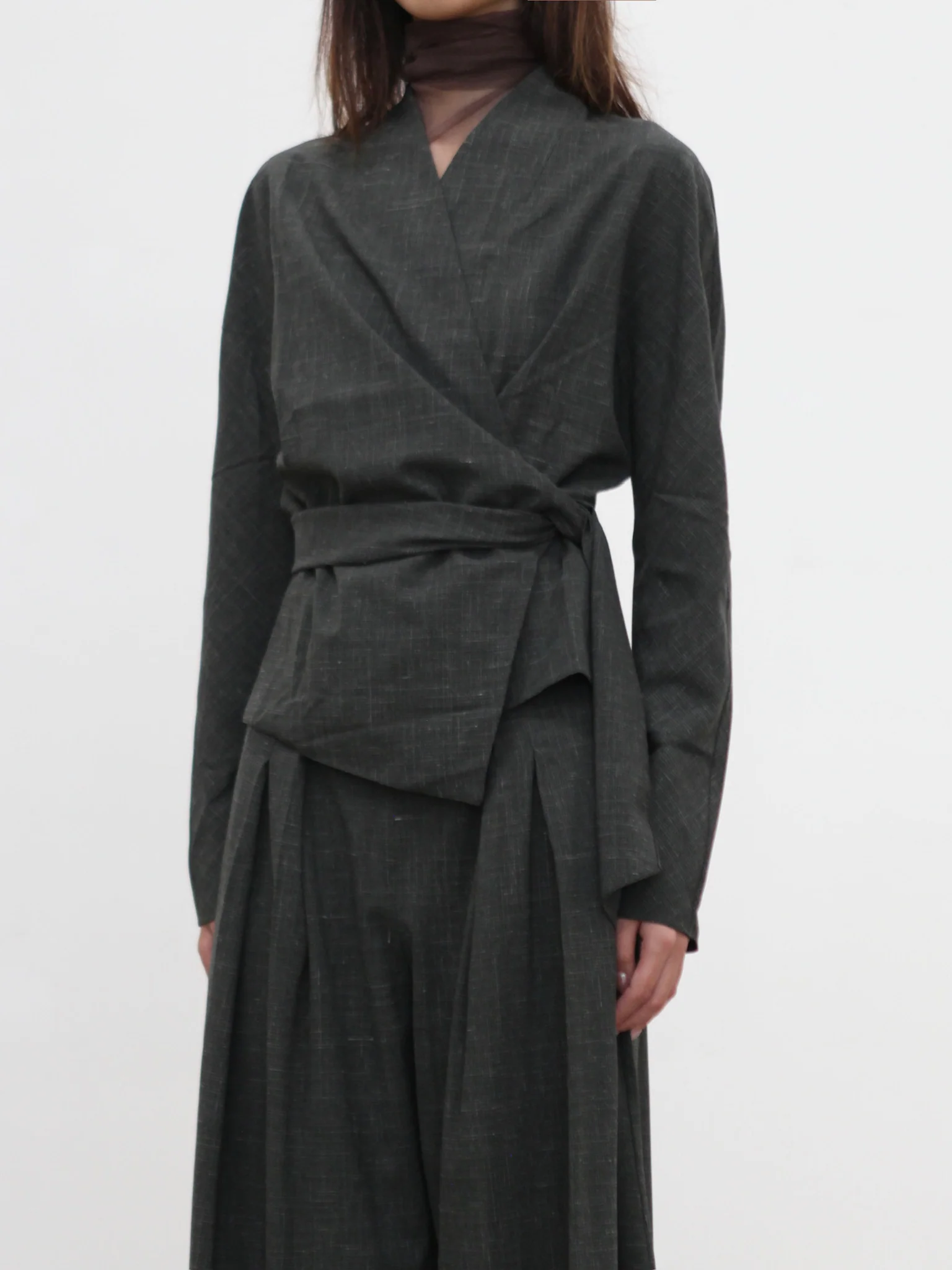 Cortana 25 Early Fall Time Skirt/Jacket/Pants CTN-PF25-A1330-GREEN JACQUARD Jacket - Image 6