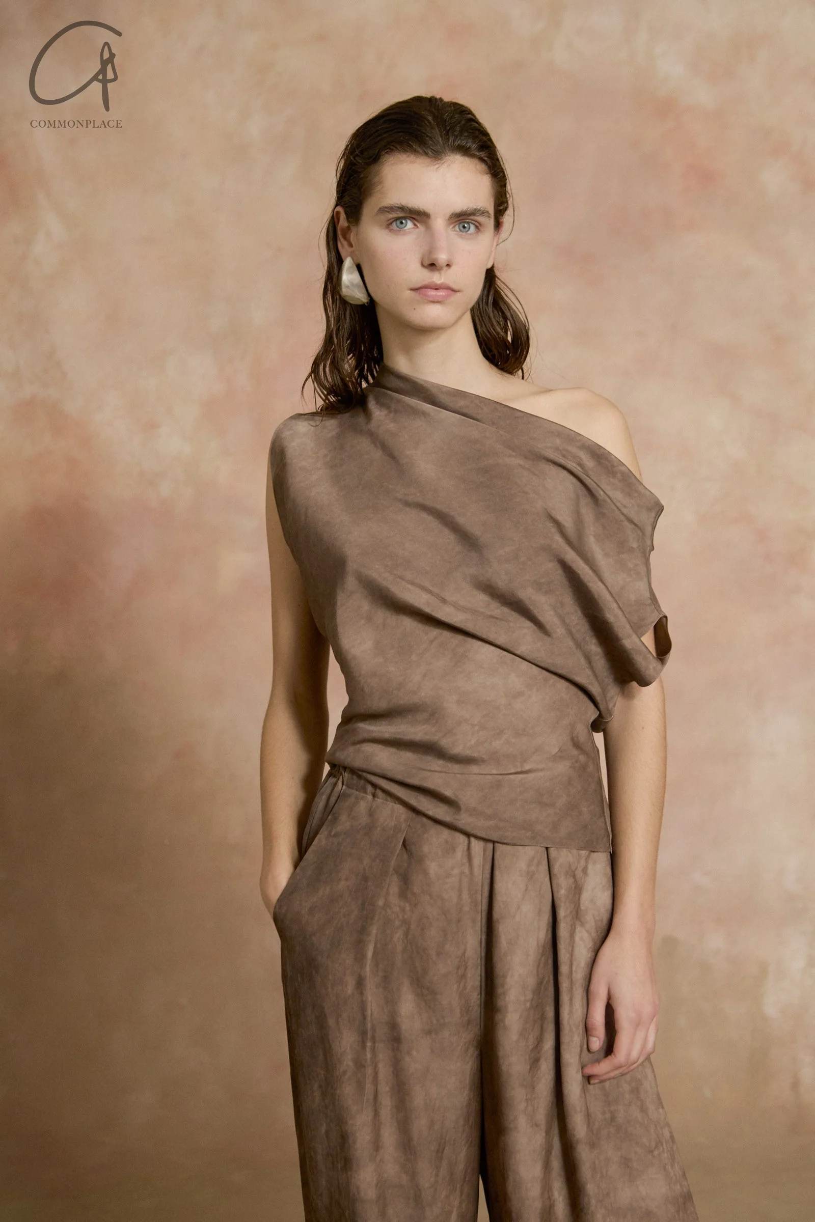 Cortana 25 Early Spring OPALO Tops/Pants CTN-PS25-A053802-FADE CACAO Tops - Image 5