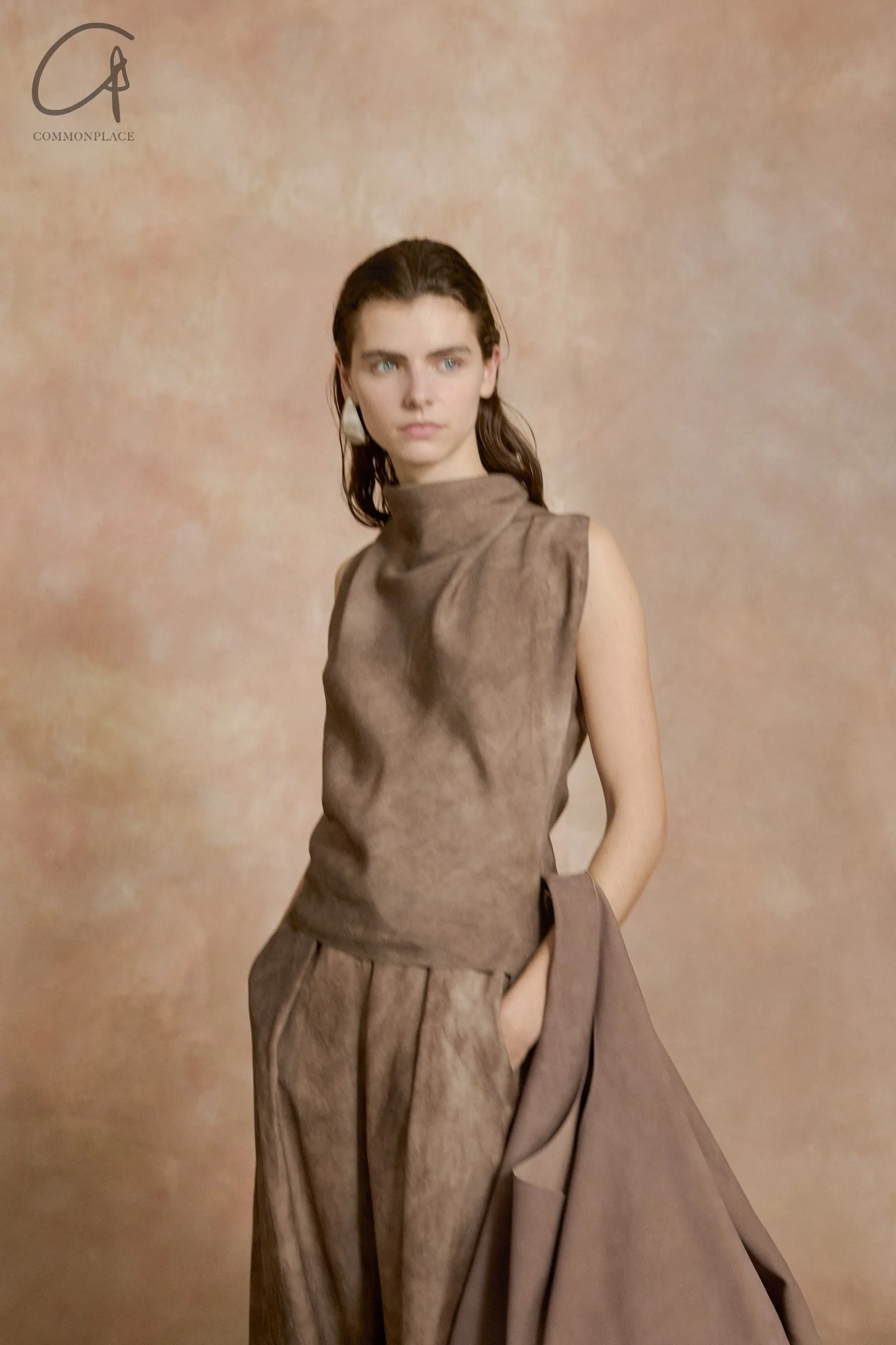 Cortana 25 Early Spring OPALO Tops/Pants CTN-PS25-A053802-FADE CACAO Tops - Image 6
