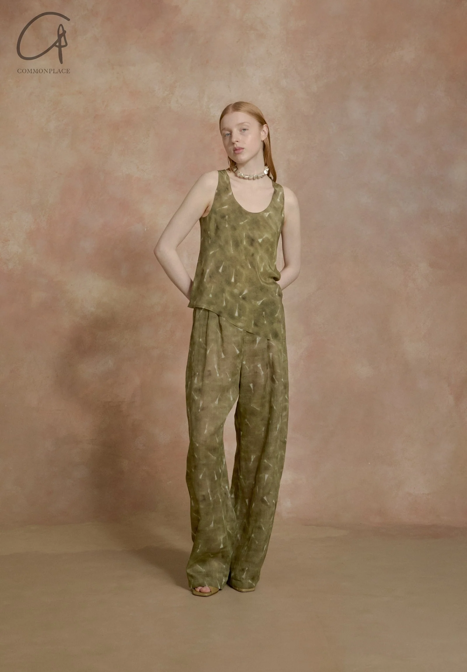 Cortana 25 Early Spring Ramie RAMI Pants CTN-PS25-A4289-PUA PRINT - Image 5