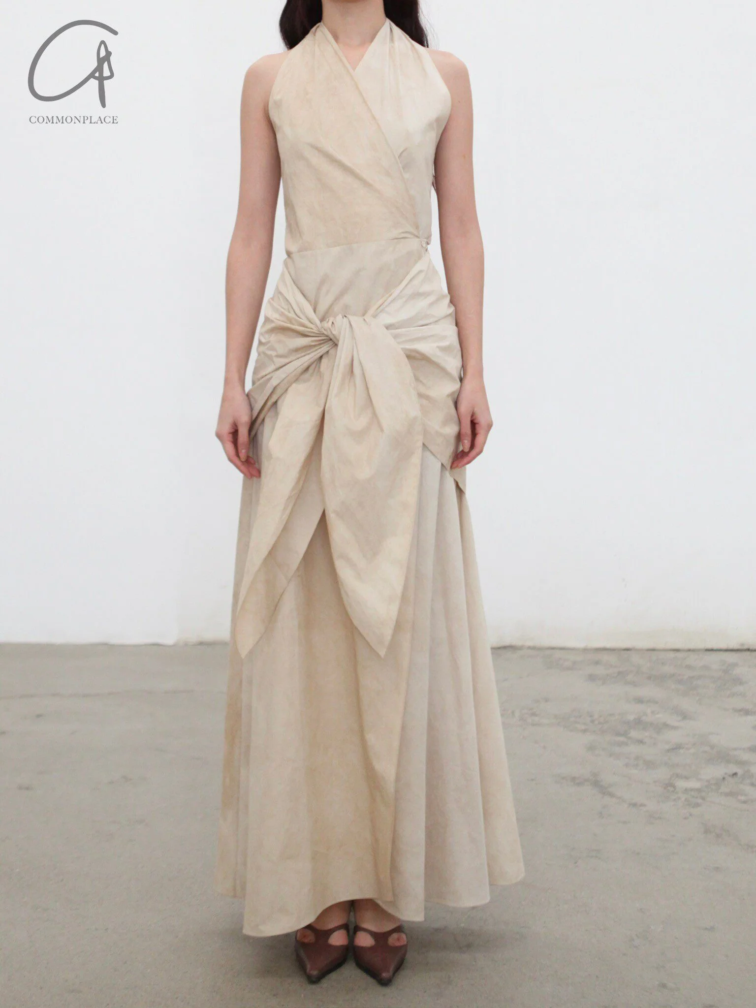Cortana 25 Early Spring YOKO Dress Spain CTN-PS25-A3801-FADE BEIGE - Image 4