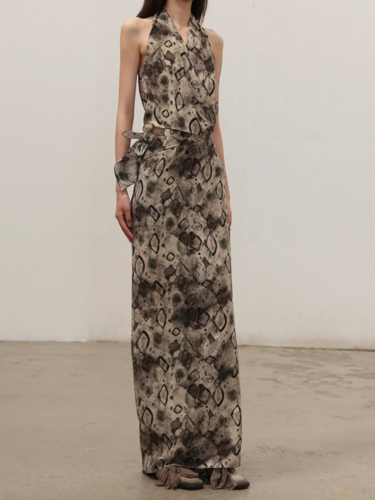 Cortana 25 Spring/Summer ETNA Top/Skirt Spain CTN-SS25-A2274-ELMAS PRINT Skirt (A2274) - Image 5