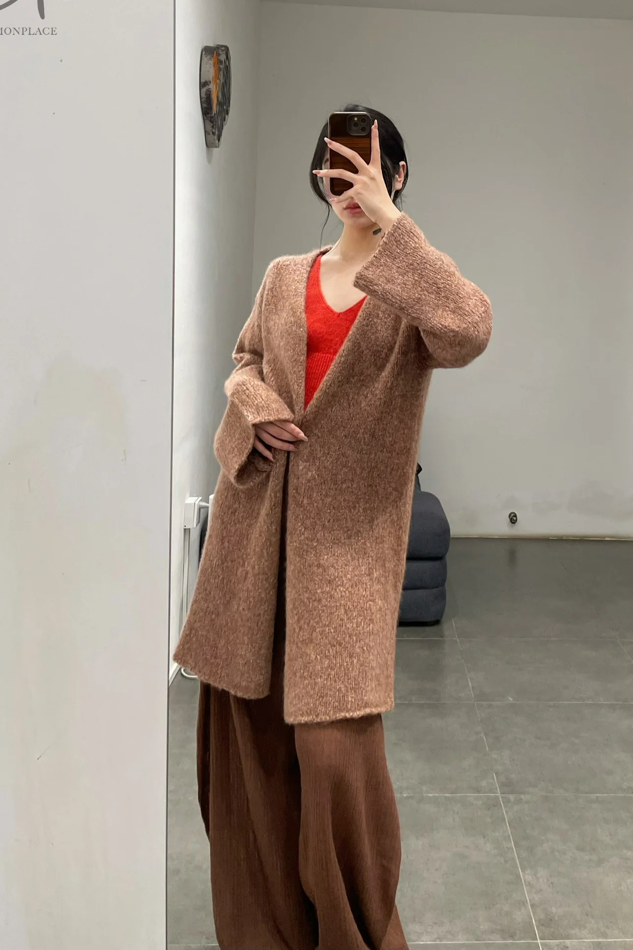 Cortana Dan knitwear jacket KN-4051 pink mixed - Image 11