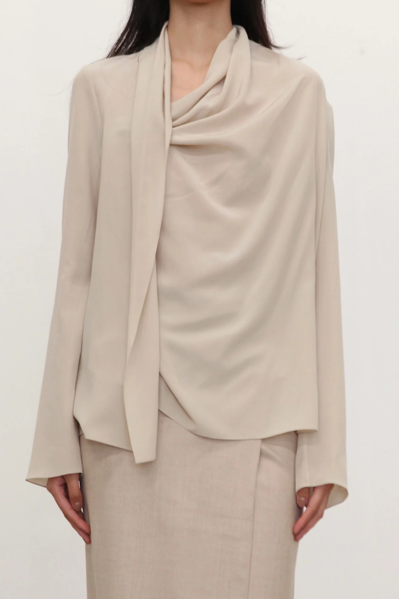 Cortana Fall/Winter 2025 LYRA Women's Shirt/FABULA Skirt, Spain, CTN-FW25-A2274-BEIGE Skirt (A0572 A2274) - Image 6