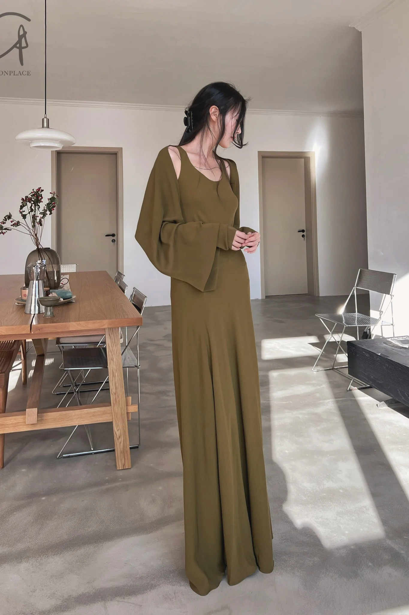 cortana georgia jacket A-1284 moss green A-3729 ） - Image 8