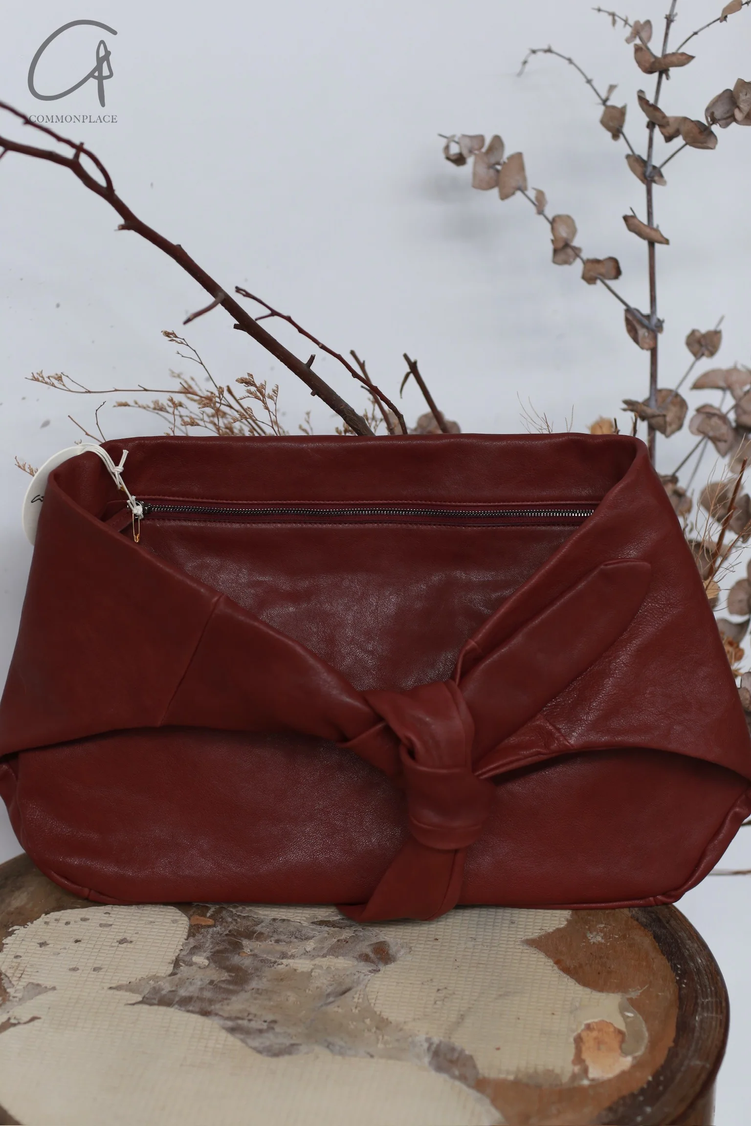 Cortana JIN L lambskin belt bag CTN-APRF24JINLBAG-BURGUNDY-F BURGUNDY APRF24JINLBAG - Image 2