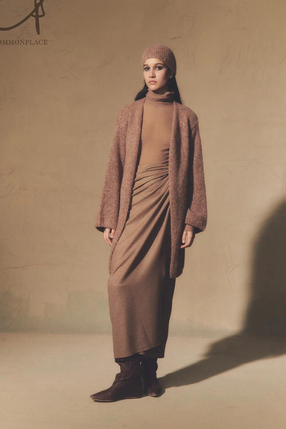 cortana Lanna wrap skirt A-2199-1 brown card - Image 5