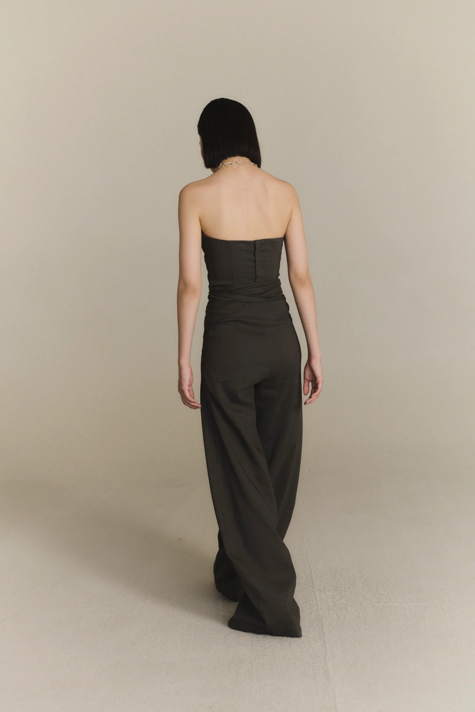 Cortana Spring/Summer 2026: Bruna strapless top/Cairo top/Little Bug pants (Spain) CTN-PS26-A4326-DARK GREY pants - Image 15