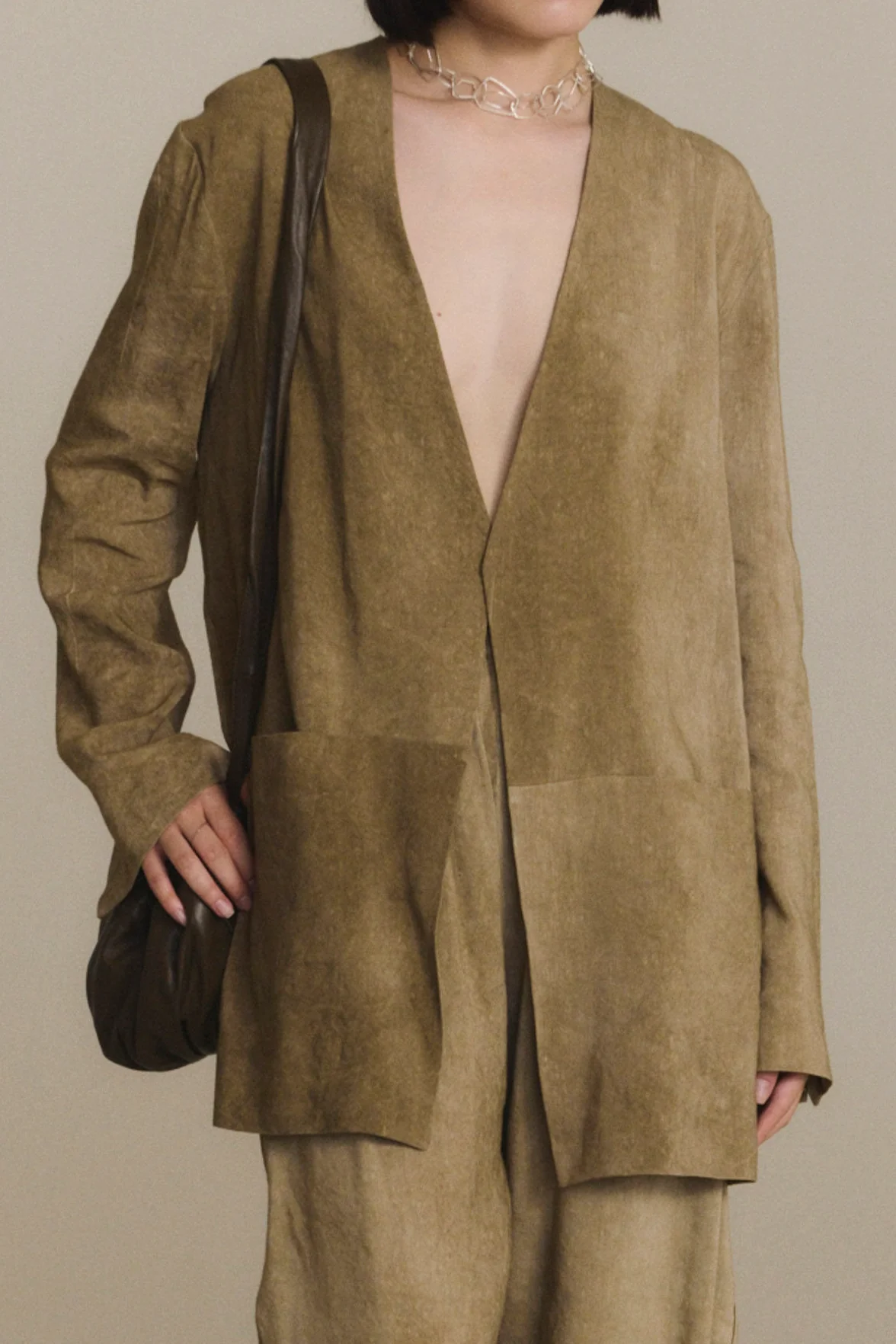 Cortana Spring/Summer 2026 Cacia Trousers/Top/Jacket/Pants, Spain CTN-PS26-A1362-FADE OAK Jacket (A0600 A1362 A4384)