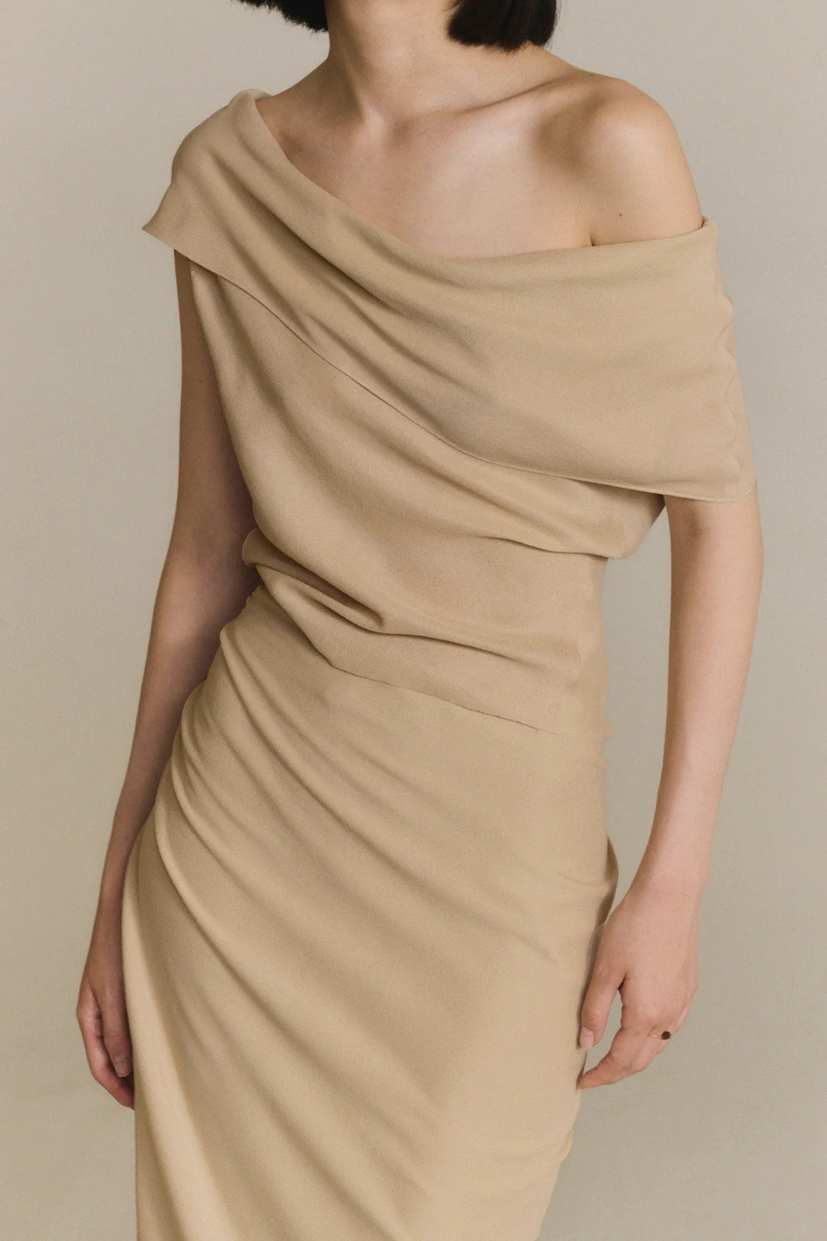 Cortana Spring/Summer 2026 ILIA Top/Isolde Skirt CTN-PS26-A0596-BEIGE Top (PS26-A2287) - Image 2
