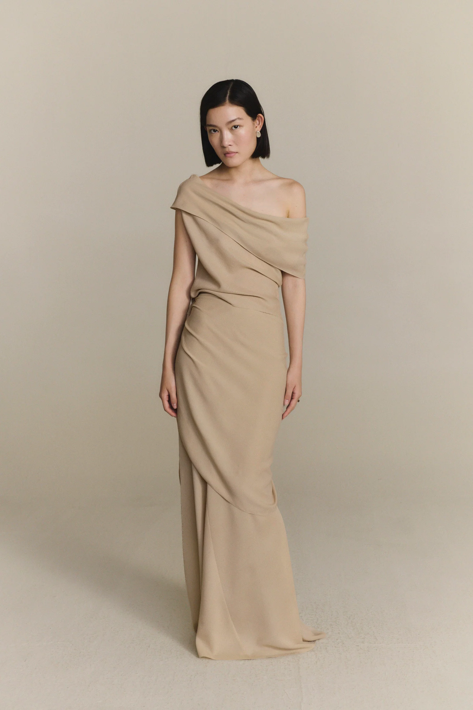 Cortana Spring/Summer 2026 ILIA Top/Isolde Skirt CTN-PS26-A2287-BEIGE Skirt - Image 7