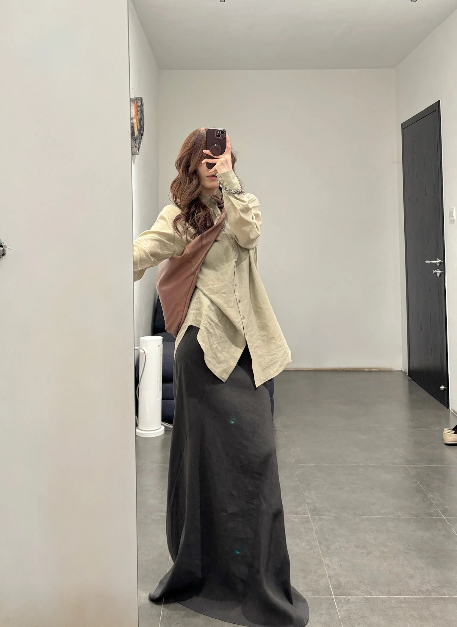 Cortana Spring/Summer 2026 ODEL Skirt CTN-PS26-A2289-DARK GREY - Image 14