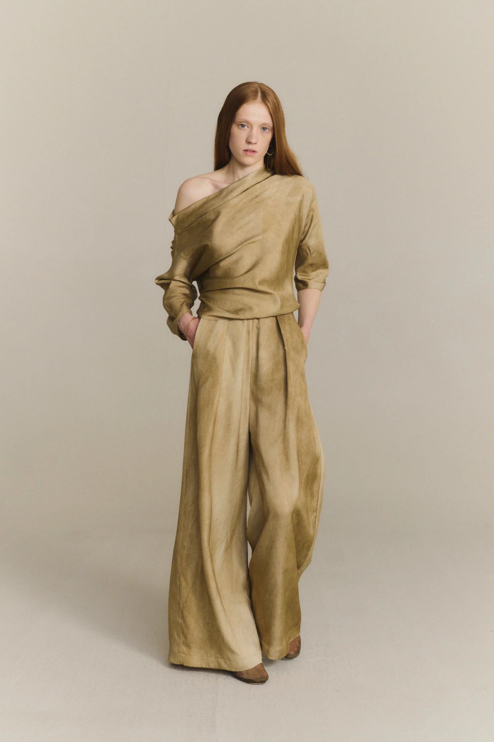 Cortana Spring/Summer 2026 Opal Top/Pants Spain CTN-PS26-A0590-FADE BRONCE Top - Image 9