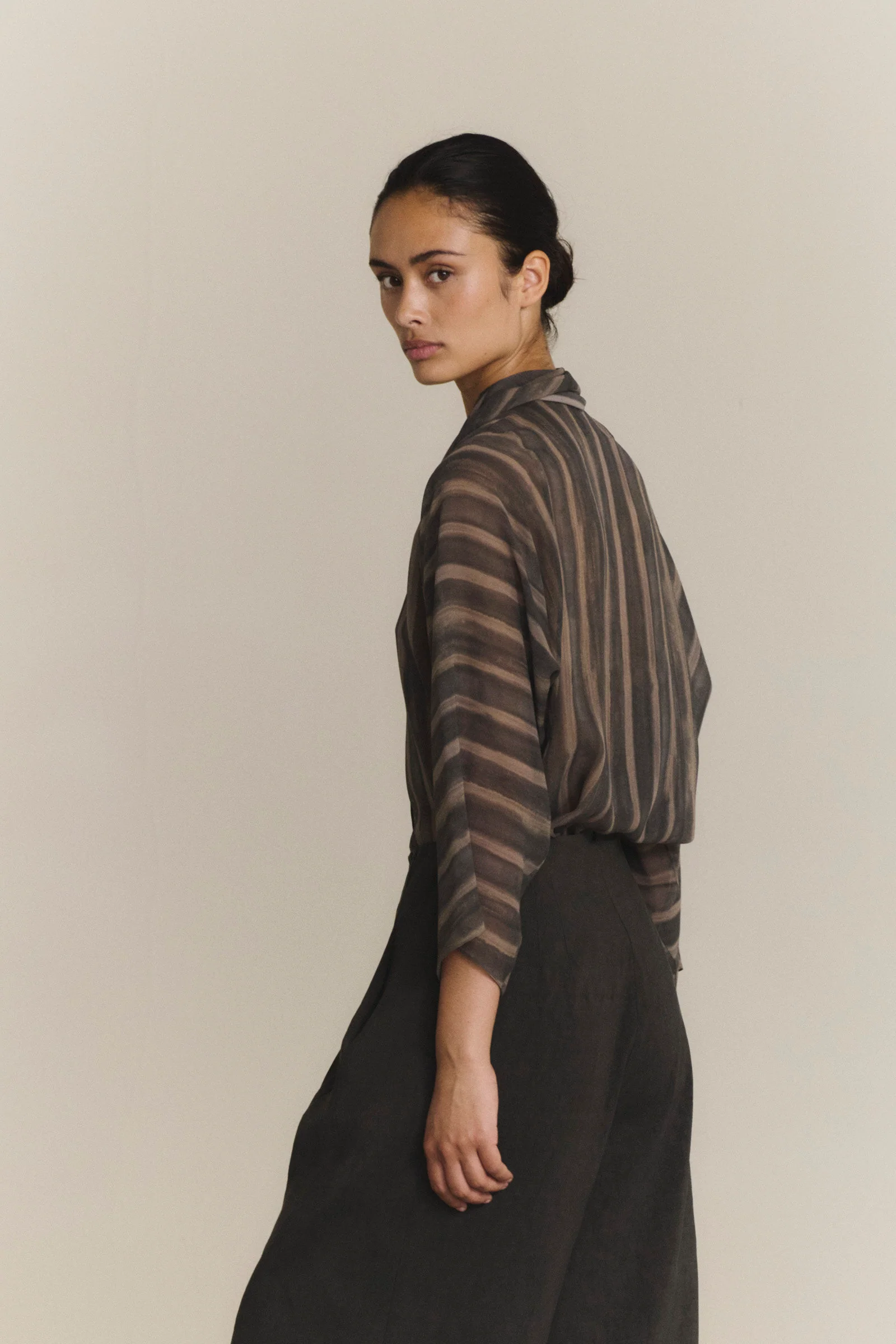 Cortana Spring/Summer 2026 Ursula Shirt, Spain, CTN-PS26-A0540-OREA PRINT - Image 4