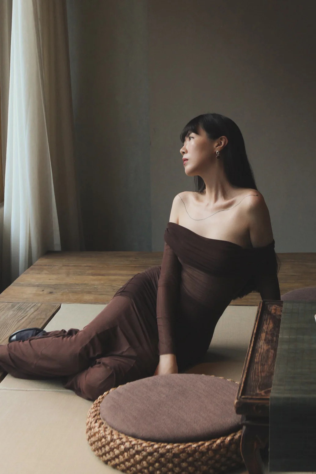 Cortana Spring/Summer 24 Tully Skirt Blackberry A-2246-HEIMEI - Image 20