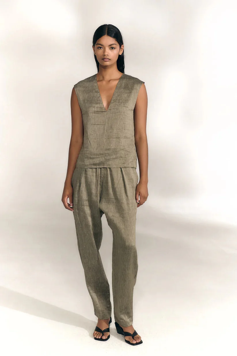 Cortana SS26 ARIA Casual Trousers CTN-SS26-A4390-GREY VISON STRIPES - Image 13