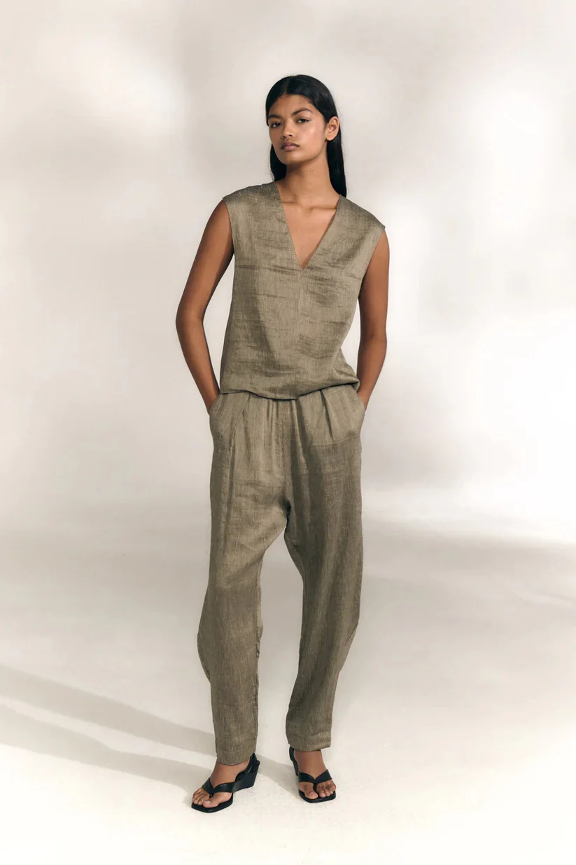 Cortana SS26 ARIA Casual Trousers CTN-SS26-A4390-GREY VISON STRIPES - Image 14