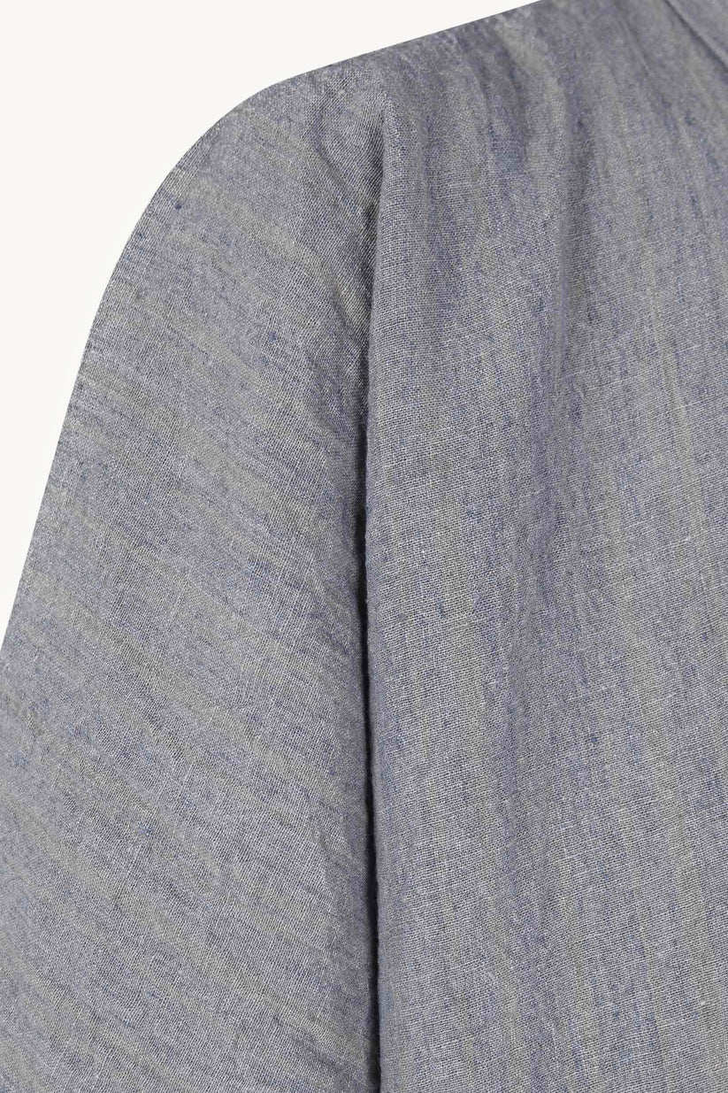 Cortana SS26 Camila Dress CTN-SS26-A3612-BLUE GREY STRIPES - Image 11