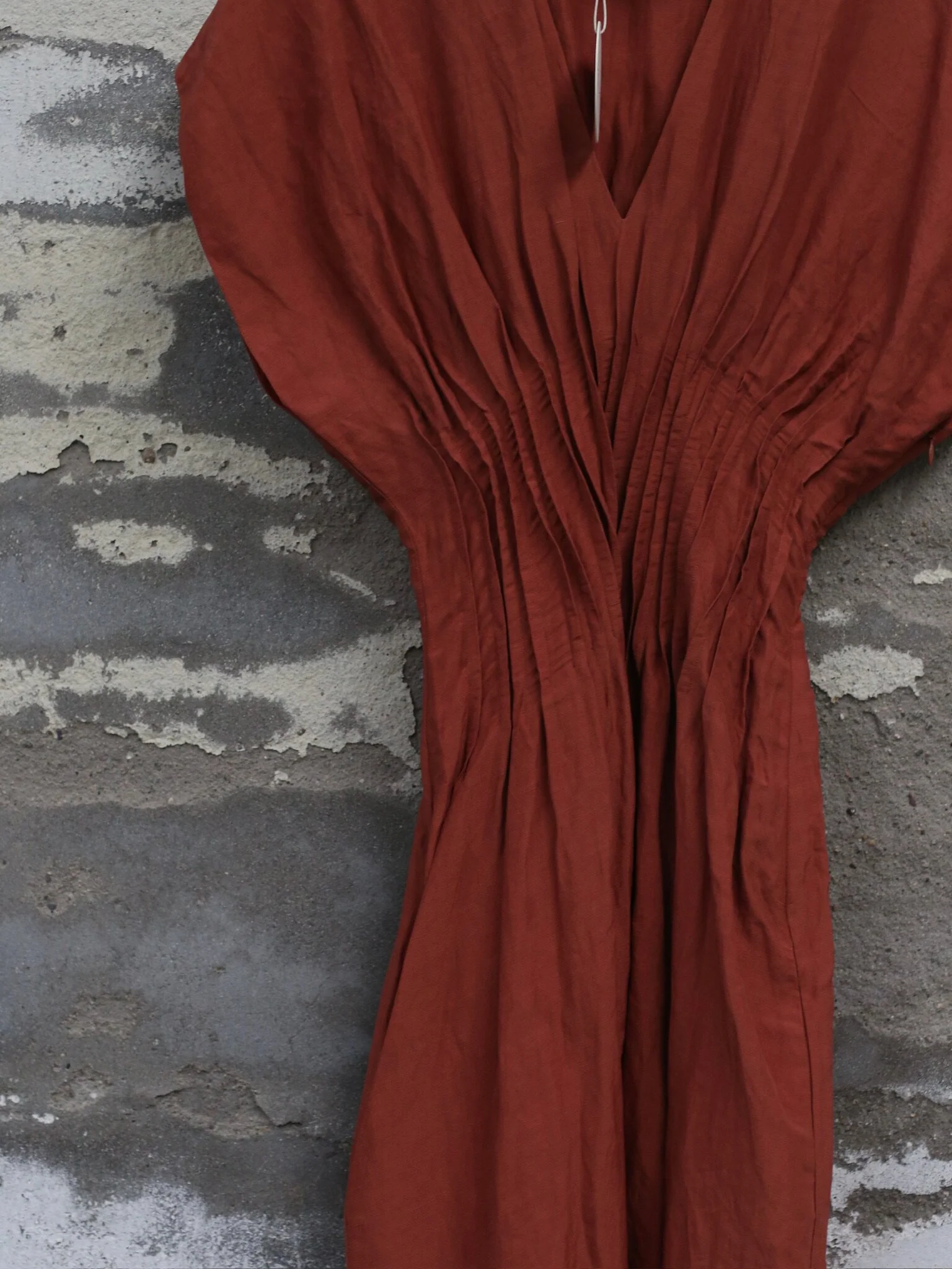 Cortana SS26 Elena Dress CTN-SS26-A3870-CAYENNE - Image 5