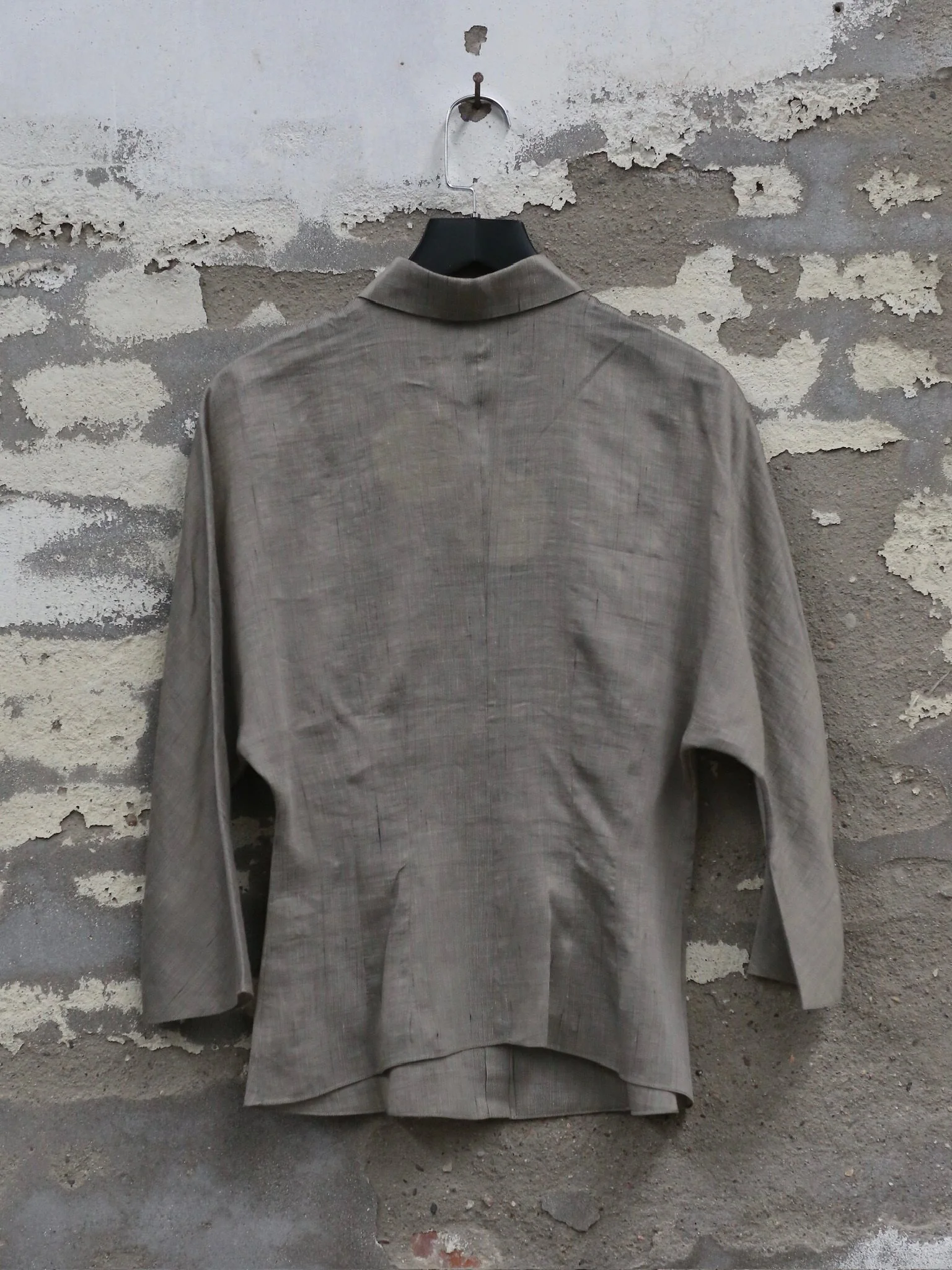 Cortana SS26 Teresa Shirt CTN-SS26-A0481-SILVER GREY STRIPES - Image 9