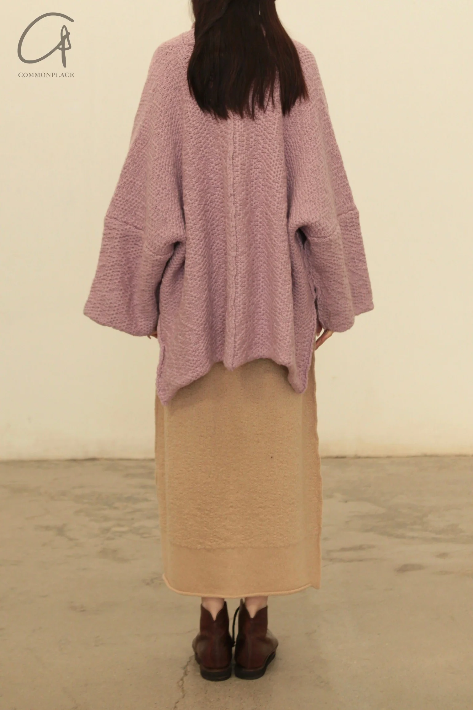 Daniel Andresen 24 autumn and winter camel hair skirt with pockets and belt, handmade in Belgium, DA-ENDRO-ALBINO - Image 8