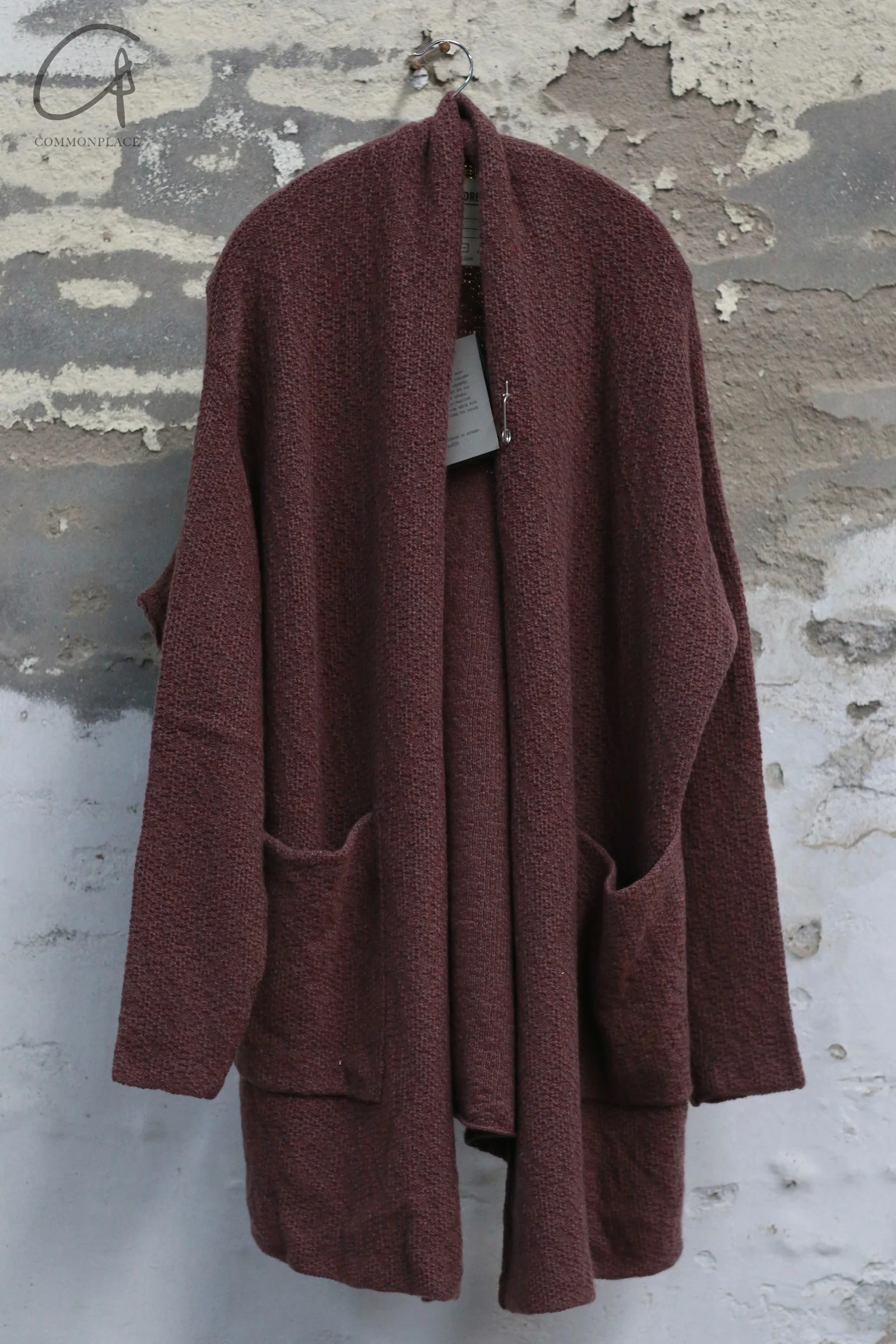 Daniel Andresen 24 autumn and winter cashmere loose fit cardigan Belgium DA-KORARIMA-MAUVE mauve KORARIMA